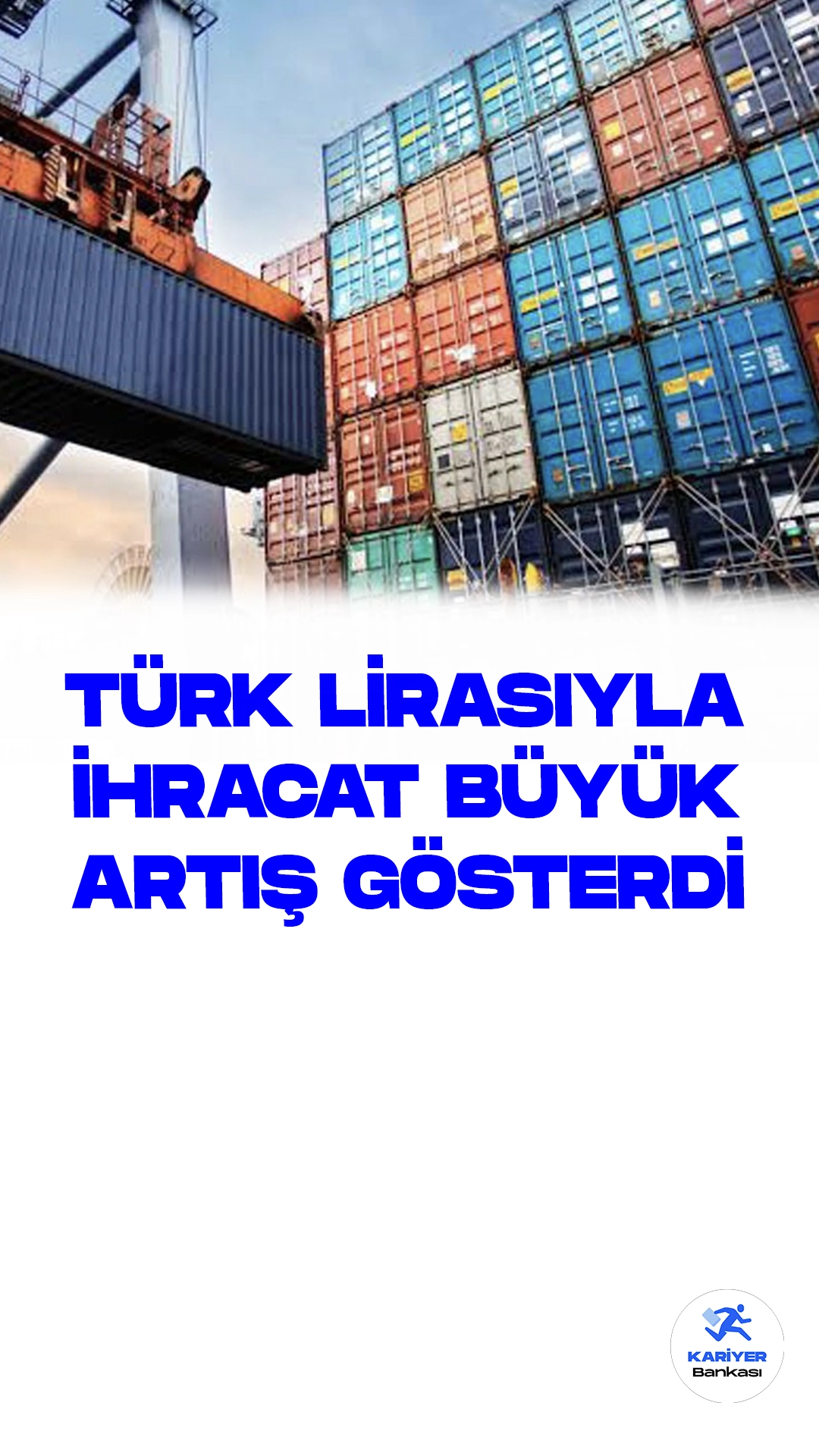 Türk Lirasıyla İhracat, Yüzde 77,2 Artış Gösterdi.Türk lirasıyla gerçekleştirilen ihracat, 2023 yılının ocak-eylül döneminde, geçen yılın aynı dönemine kıyasla büyük bir artışla %77,2 oranında artarak 150 milyar 581 milyon lira seviyesine ulaştı.