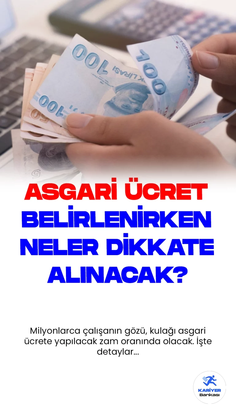 Asgari Ücret Görüşmeleri: 2024 Yılı İçin Beklentiler Artıyor.Milyonlarca çalışanın gözü, kulağı asgari ücrete yapılacak zam oranında olacak. 2024'te asgari ücretin belirlenmesi süreci, kasım ayındaki hazırlık çalışmalarıyla başlıyor ve aralık ayında Asgari Ücret Tespit Komisyonu'ndaki görüşmelerle devam edecek.