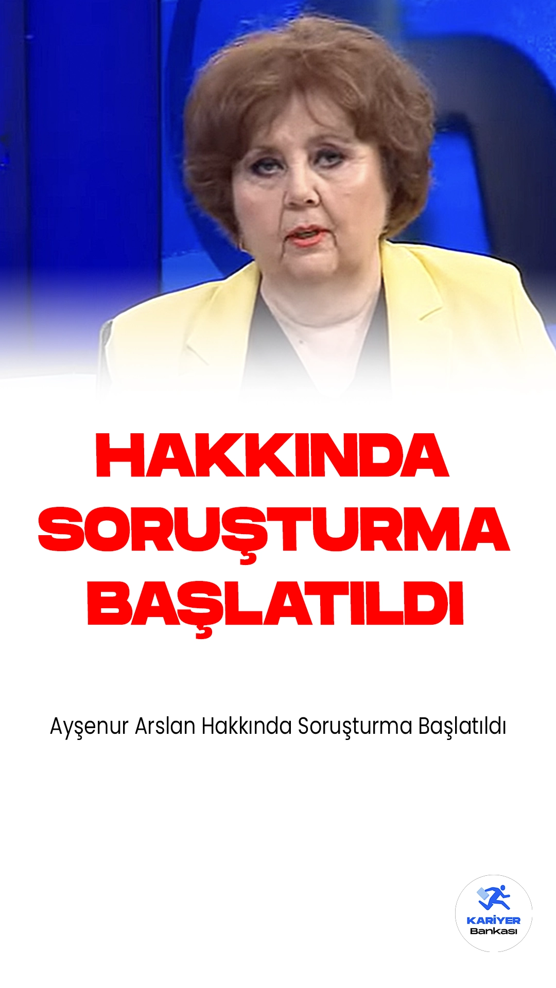 Ayşenur Arslan Hakkında Soruşturma Başlatıldı.İstanbul Cumhuriyet Başsavcılığı, Ayşenur Arslan'a  "terör örgütü propagandası yapma" ve "suçu ve suçluyu övme" suçlarından resen soruşturma başlattı.