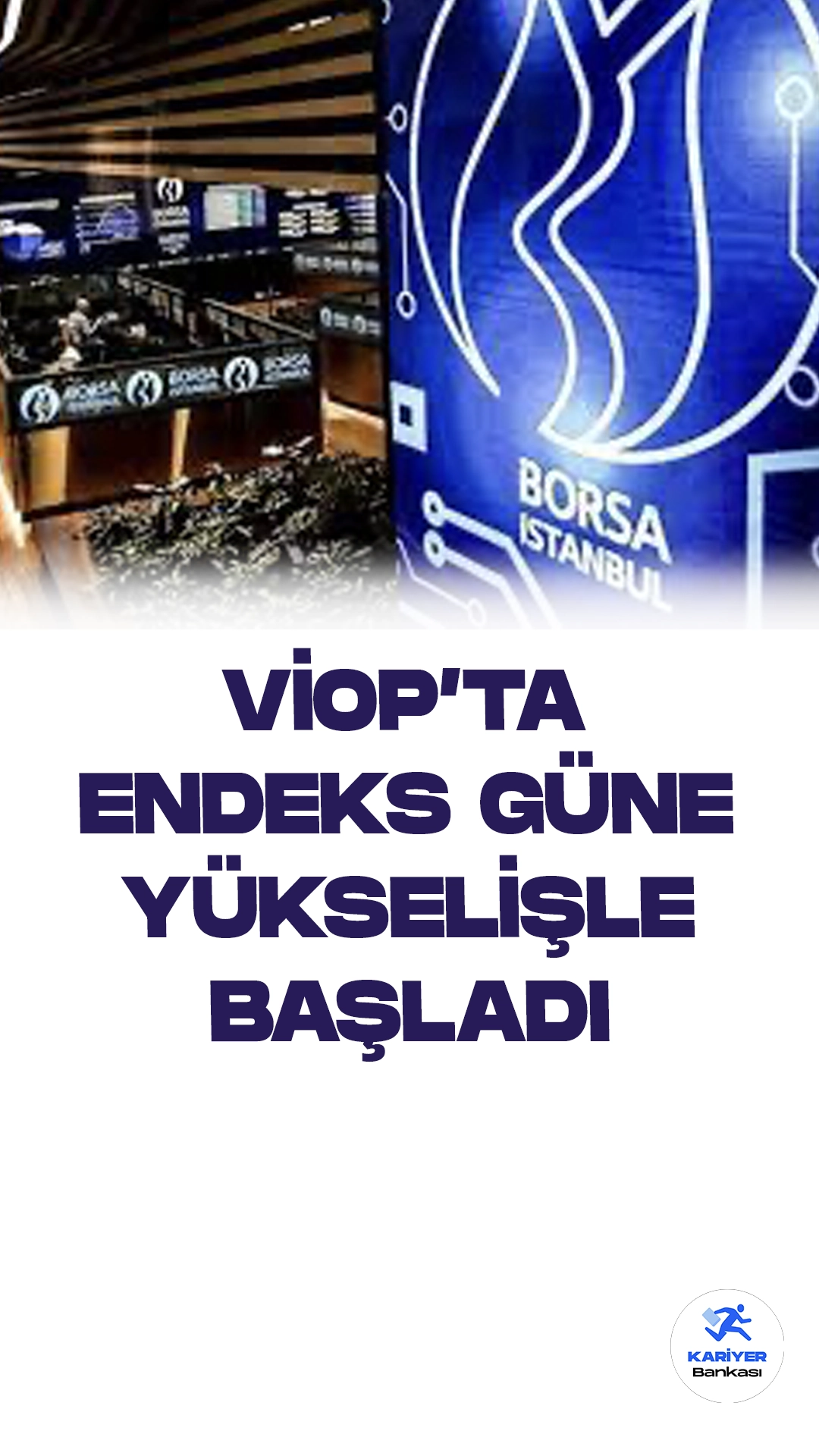 VİOP'ta BIST 30 Endeksi %0,3 Artışla Başladı.Borsa İstanbul Vadeli İşlem ve Opsiyon Piyasası'nda (VİOP), Ağustos vadeli BIST 30 endeksine dayalı kontrat, güne yüzde 0,3 artışla 8.500,25 puandan başladı.
