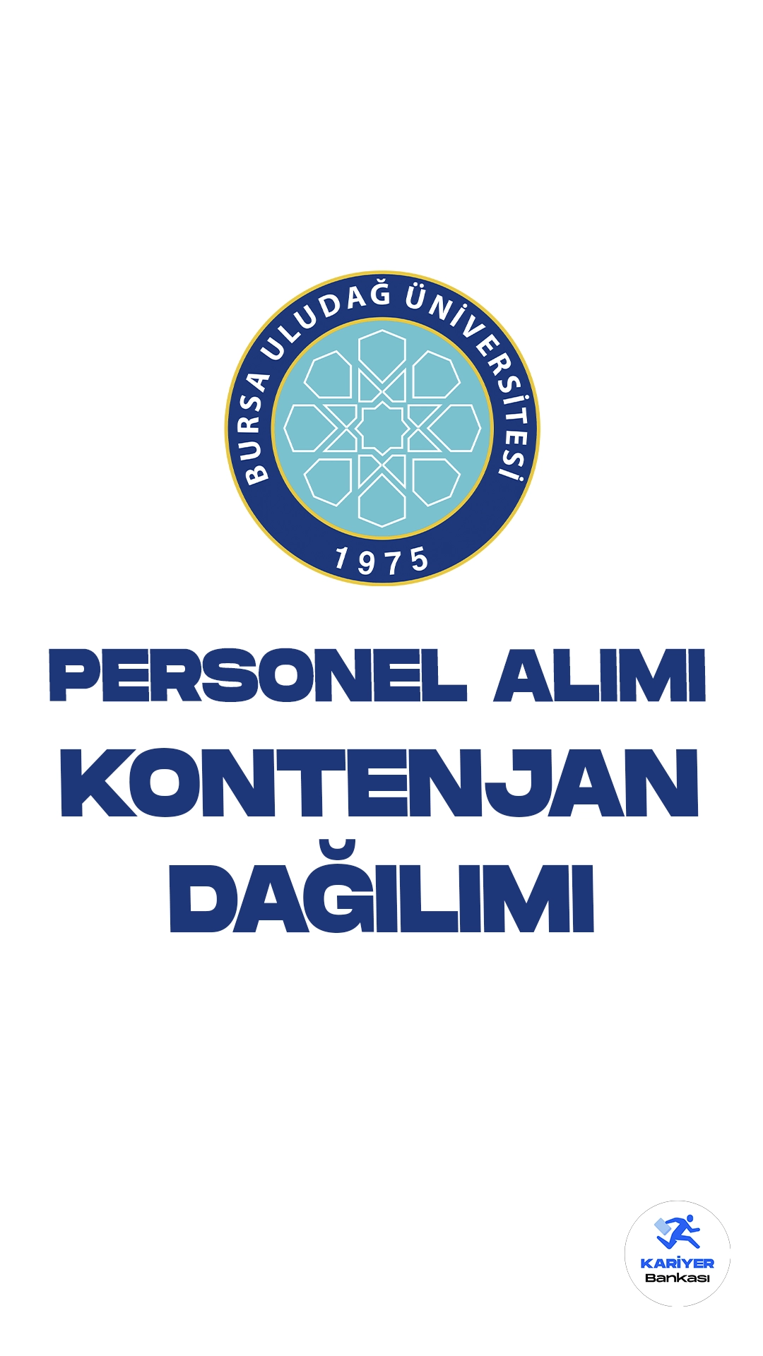 Bursa Uludağ Üniversitesi 50 personel alımı başvuruları sürüyor. Kontenjan dağılımı ve başvuru şartlarına dair detaylat bu haberimizde.