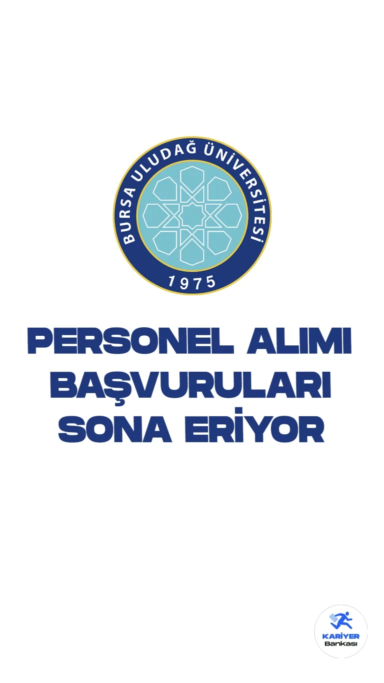 Bursa Uludağ Üniversitesi personel alımı başvurularında son günlere girildi. Cumhurbaşkanlığı SBB'de yayımlanan duyuruya göre Bursa Uludağ Üniversitesi hemşire, destek personeli(Hasta Bakımı ve Temizliği’nde görev yapacak Hastane Hizmetlisi (Hasta bakıcı), koruma ve güvenlik görevlisi pozisyonları için sözleşmeli personel alımı yapacak. Başvurular 20 Ekim 2023 tarihinde sona erecek.