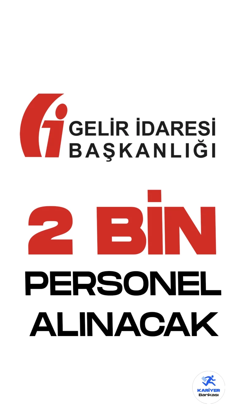 Gelir İdaresi Başkanlığı (GİB) 2 Bin Personel Alımı Yapacak. Cumhurbaşkanlığı Strateji ve Bütçe Başkanlığı Kamu İlan sitesinde yayımlanan duyuruya göre, GİB'e 2000 bin personel alınacak. Kılavuzun yayımlanmasıyla birlikte, 2 bin personel alımı illere göre kontenjan dağılımı da belli oldu.