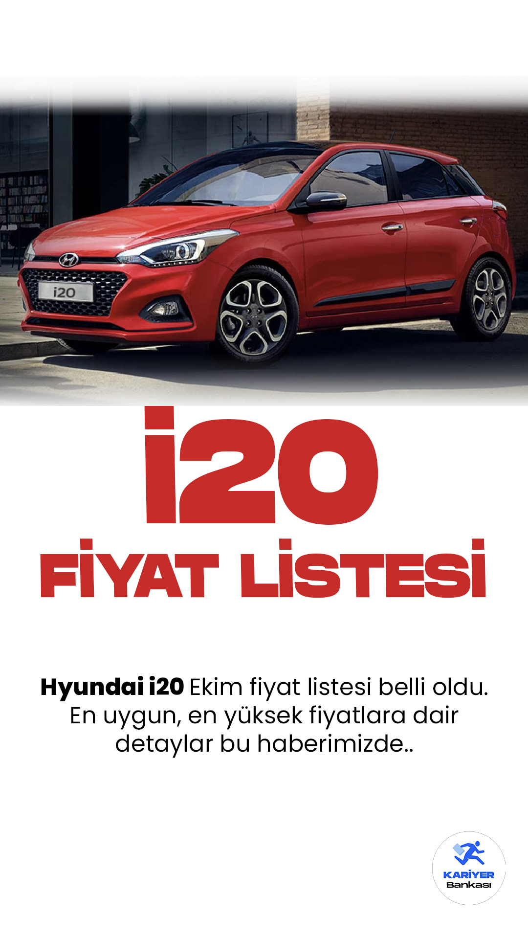 Hyundai i20 Ekim 2023 Fiyat Listesi Belli Oldu!Hyundai'nin son modeli, i20, kompakt otomobil segmentinde büyük bir etki yaratıyor. Güncellenmiş tasarımı, sportif çizgileri ve modern özellikleriyle dikkat çeken i20, sürücülerin beğenisini kazanıyor.