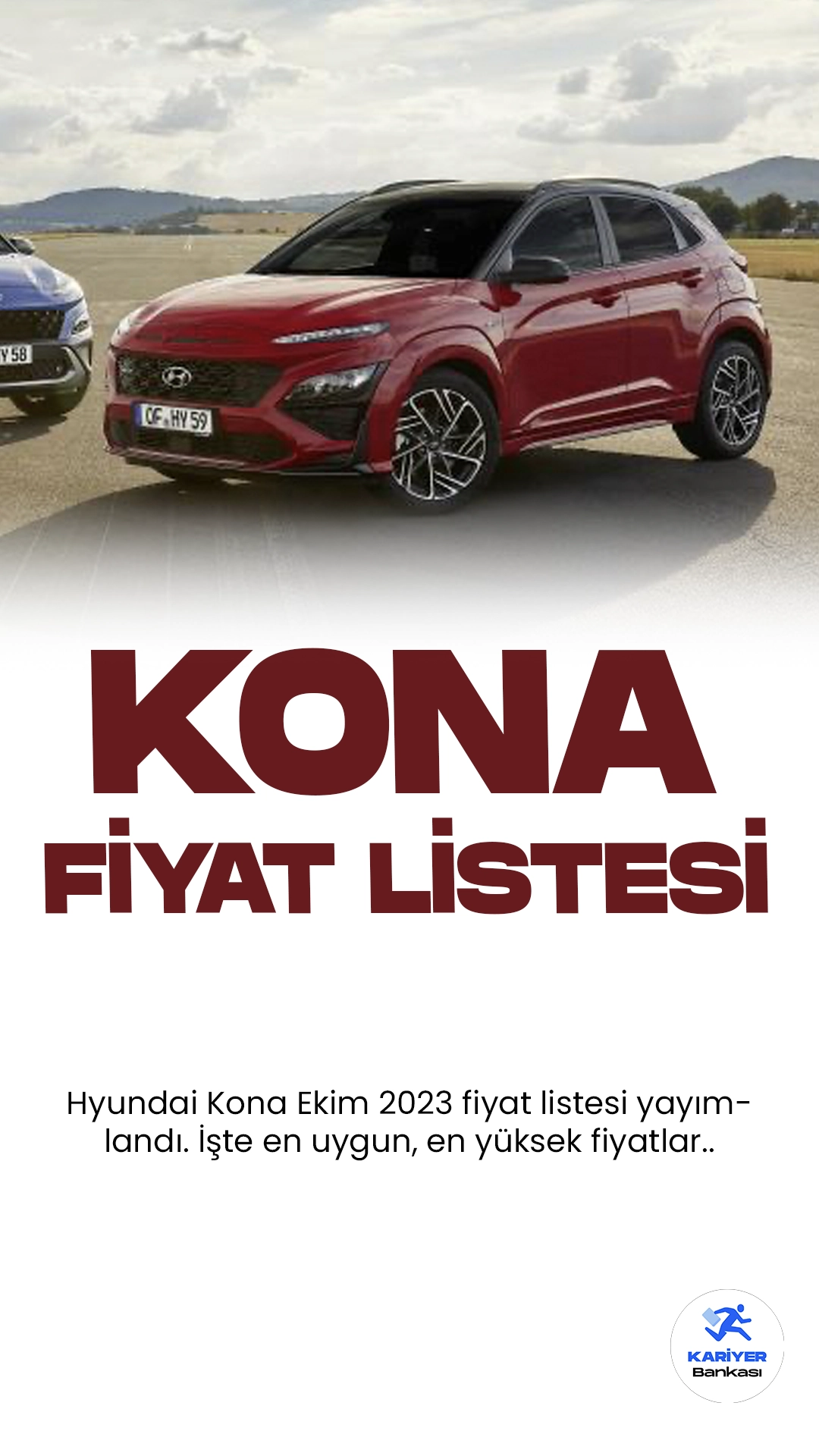 Hyundai Kona Ekim 2023 Fiyat Listesi Yayımlandı.Hyundai Kona, kompakt SUV segmentinde dikkat çeken bir araç olarak karşımıza çıkıyor. Modern tasarımı ve güçlü performansı ile dikkatleri üzerine çeken Kona, sürücülere şehir içi ve uzun yol seyahatlerinde mükemmel bir deneyim sunuyor. Aracın iç mekanı geniş ve konforlu, aynı zamanda son teknoloji özelliklerle donatılmış durumda. Hyundai Kona, çevre dostu bir seçenek olarak da öne çıkıyor; elektrikli ve hibrit motor seçenekleri ile kullanıcılarına çevre bilincini yansıtan bir tercih sunuyor. Güvenlik donanımları ise sürücülerin ve yolcuların güvenliğini en üst seviyede sağlıyor. Hyundai Kona, şıklık, performans ve güvenliği bir arada sunan bir otomobil olarak öne çıkıyor.