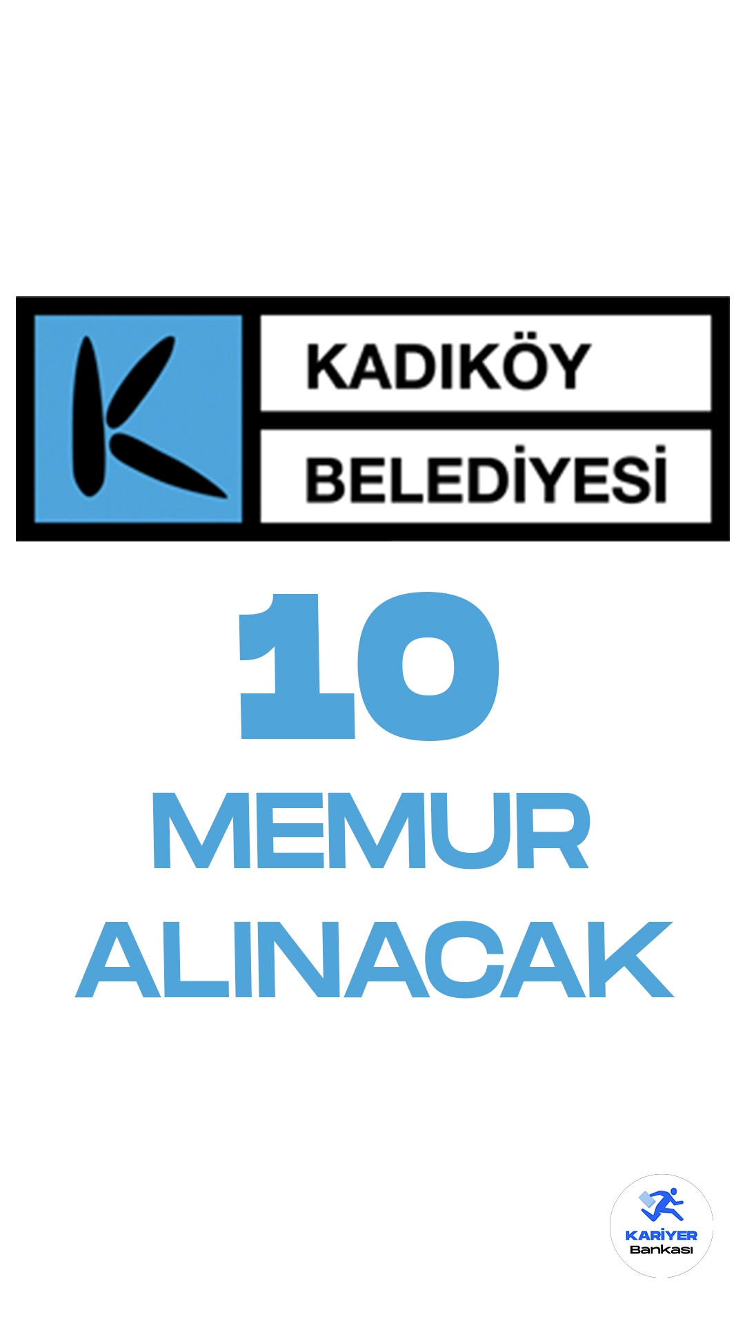 Kadıköy Belediyesi 10 Memur Alımı Yapacak. İlgili alım duyurusunda, Kadıköy Belediyesine kadın erkek adaylardan olmak üzere, KPSS en az 70 puanla zabıta memuru alımı yapılacağı aktarıldı. Başvurular 4 Aralık 2023 tarihinde alınacak. Başvuru yapacak adayların şartları sağlaması gerekmektedir.