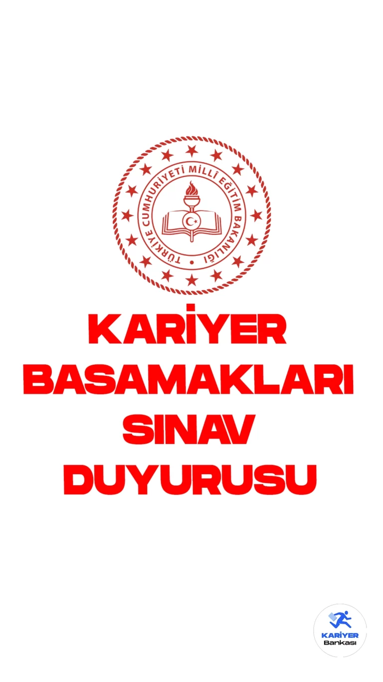 MEB: Öğretmenlik Kariyer Basamakları Yazılı Sınavı Çevrim İçi Yapılacak. Milli Eğitim Bakanlığı web sayfasından yayımlanan son dakika duyurusuna göre, 19 Kasım 2023 tarihindeki Öğretmenlik Kariyer Basamakları Yazılı Sınavı çevrim içi olarak yapılacak. 