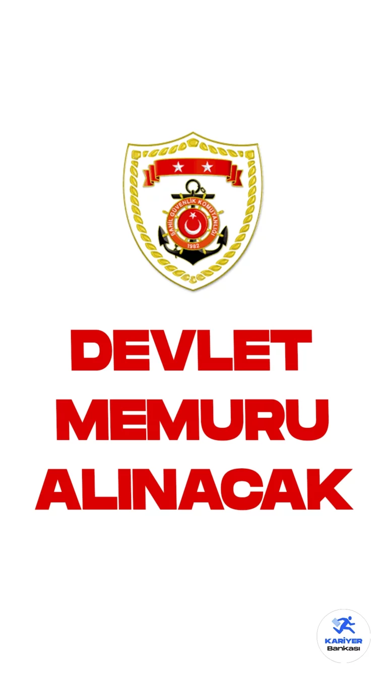 Sahil Güvenlik Komutanlığı Devlet Memuru Alımı Yapacak. Resmi Gazete'nin 24 Ekim 2023 tarihli yayımlanan duyurusunda, Sahil Güvenlik Komutanlığına devlet memuru alımı yapılacağı aktarıldı. Başvuru yapacak adayların belirtilen başvuru şartlarını dikkatle incelemesi gerekmektedir.