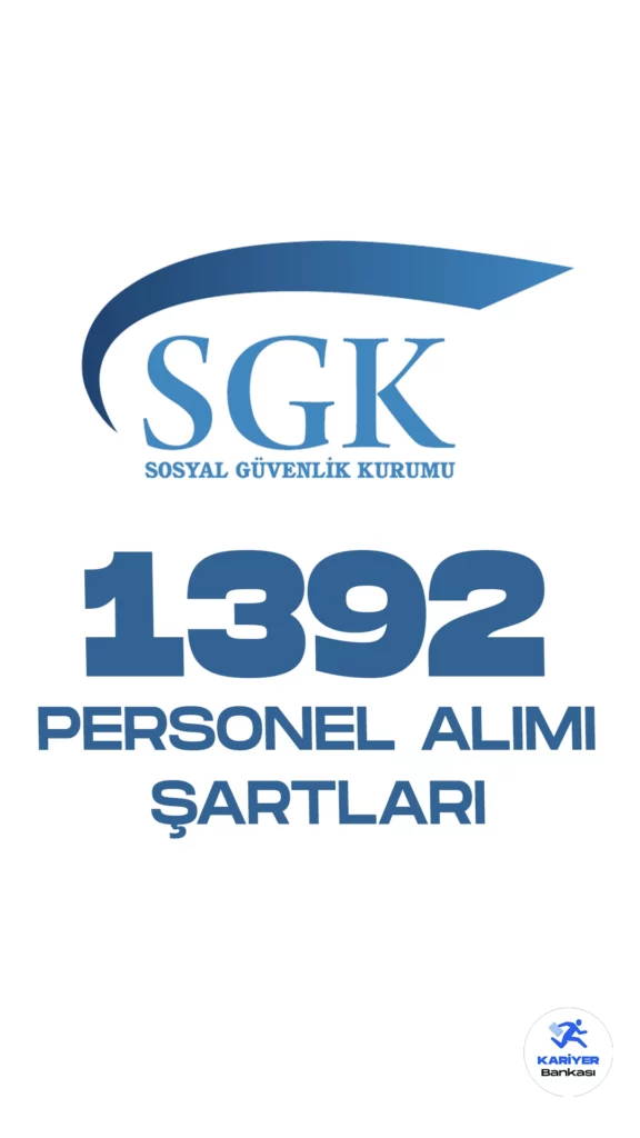 Sosyal Güvenlik Kurumu (SGK) KPSS 2023/6 ile 1392 personel alımı yapacak. SGK personel alımı şartları ve başvuru sayfasına dair tüm detaylar bu haberimizde yer alıyor. Kariyerbankasi.net olarak siz değerli ziyaretçilerimiz için güncel memur, işçi ve sözleşmeli personel alımlarını anında sizlerle paylaşmaya devam ediyoruz.