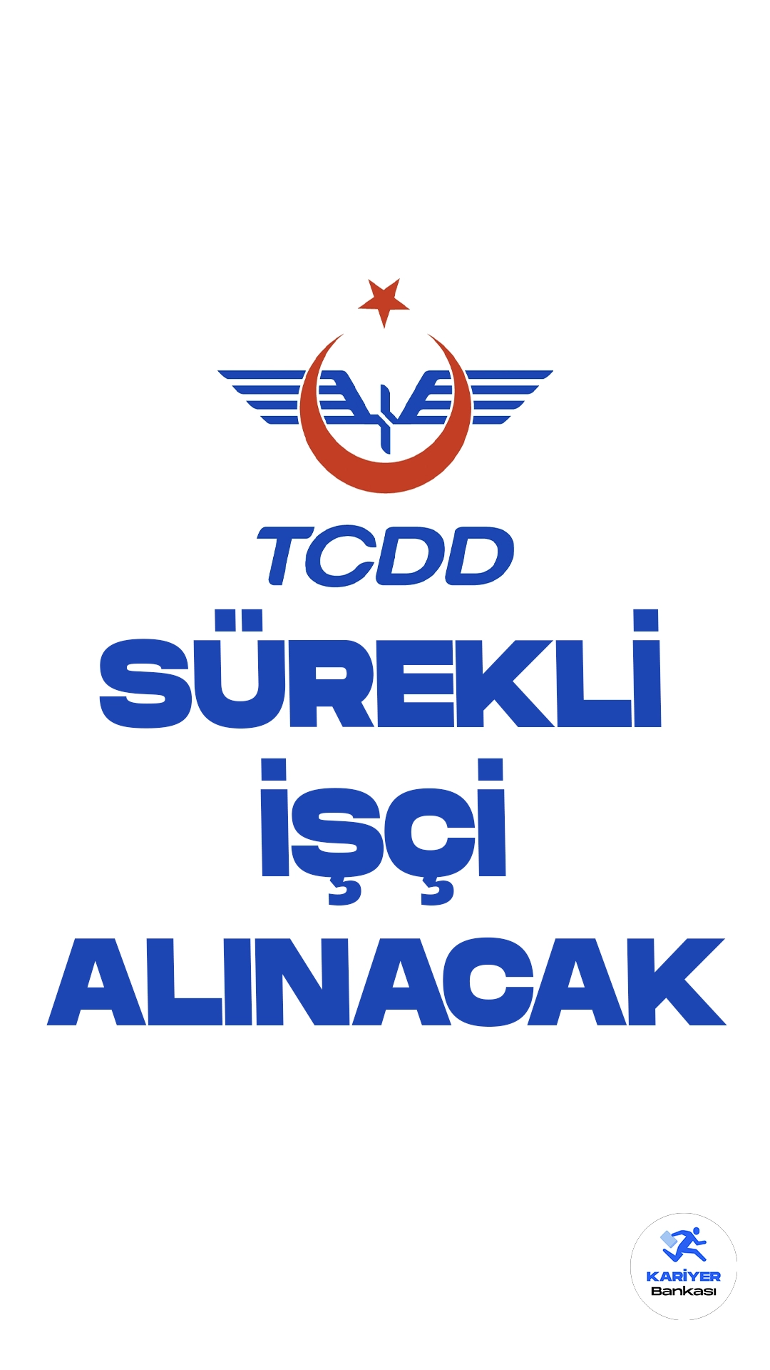 TCDD 24 Sürekli İşçi Alımı Yapacak. Türkiye Cumhuriyeti Devlet Demiryolları işçi alımı (TCDD) duyurusu yayımlandı. Cumhurbaşkanlığı SBB ve İŞKUR üzerinden yayımlana duyurulara göre, TCDD'ye sürekli işçi alımı yapılacağı aktarıldı. Başvurular bugün itibarıyla alınmaya başlandı. Başvuru yapacak adayların genel ve özel şartları sağlaması gerekmektedir.