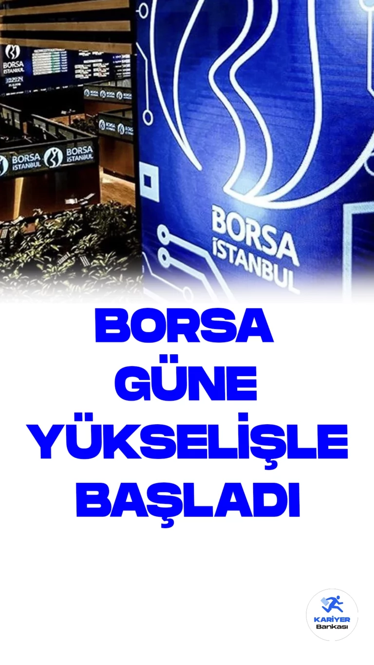 Borsa İstanbul'da BIST 100 Endeksi Güne Yükselişle Başladı.Borsa İstanbul'da BIST 100 endeksi, güne yüzde 0,60'lık artışla 7.993,89 puandan başladı. Açılışta endeks, önceki kapanışa göre 47,53 puan yükselerek yüzde 0,60 değer kazandı ve 7.993,89 puana ulaştı.