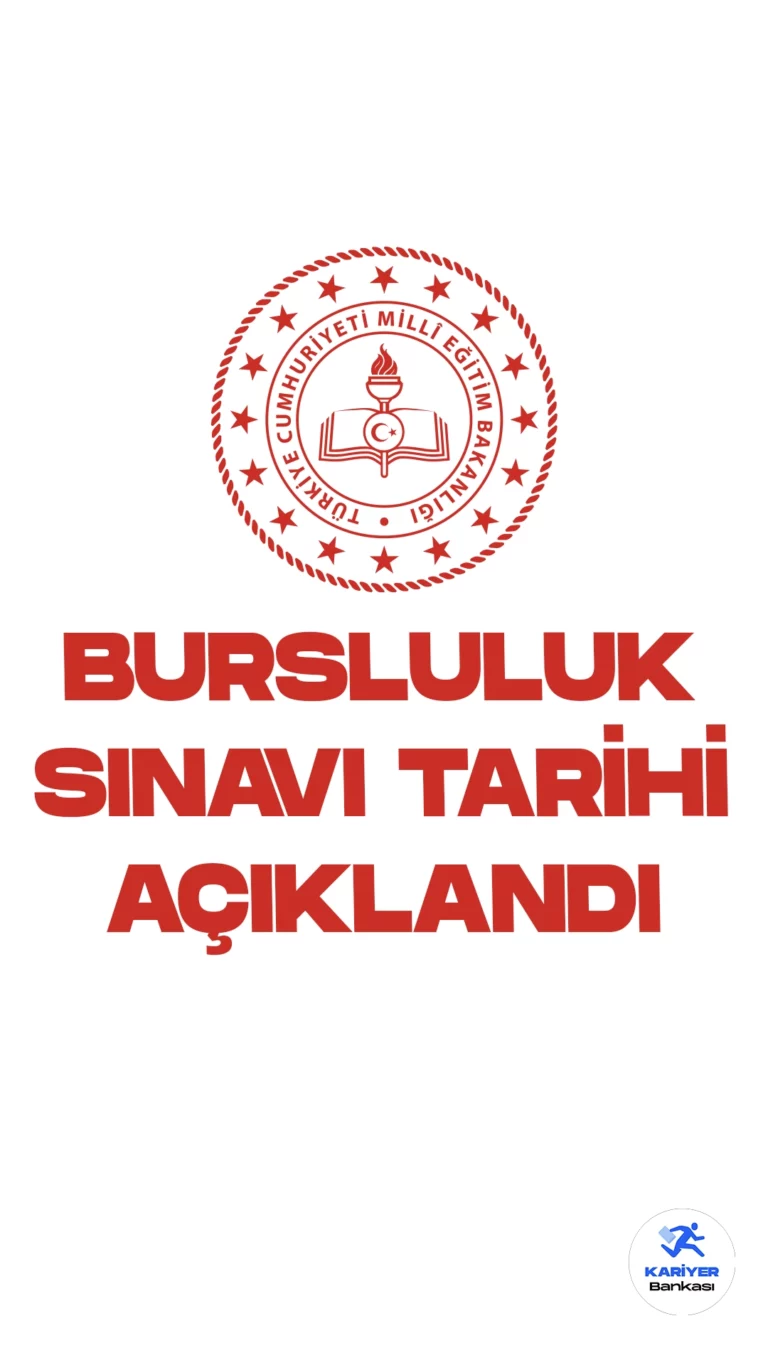 İlköğretim ve Ortaöğretim Kurumları Bursluluk Sınavı Tarihi Yayımlandı. Milli Eğitim Bakanlığı resmi sayfasından yayımlanan duyuruda, ilköğretim ve öğretim kurumlarının bursluluk sınavının 21 Nisan 2024 tarihinde yapılacağı aktarıldı.