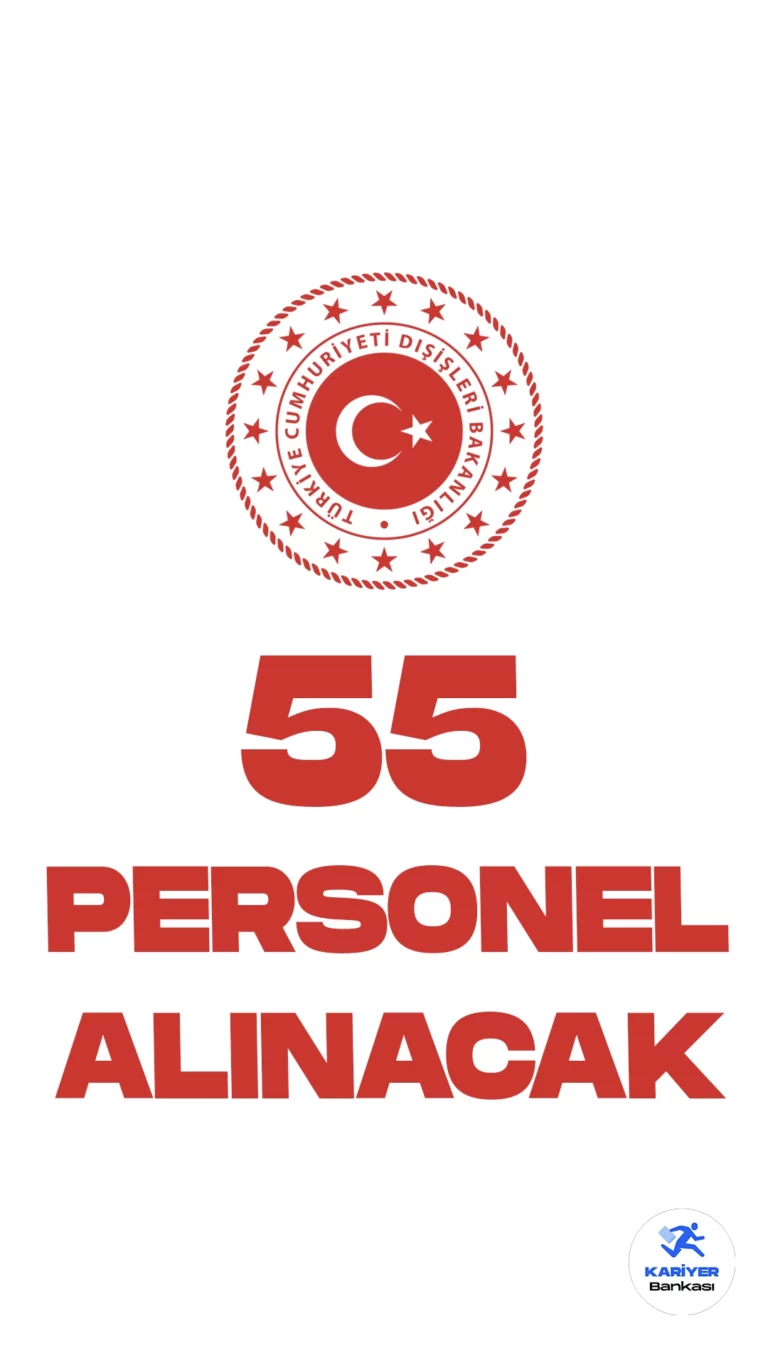 Dışişleri Bakanlığı 55 Personel Alımı Yapacak. Resmi Gazete ve Cumhurbaşkanlığı Strateji ve Bütçe Başkanlığı Kamu ilan sitesinde yayımlanan duyurulara göre, Dışişleri Bakanlığına destek personeli(şoför), koruma ve güvenlik görevlisi ünvanlarında kadın-erkek adaylardan olmak üzere sözleşmeli personel alınacak. Başvuru yapacak adayların genel şartların yanı sıra, özel şartları da incelemesi gerekmektedir.