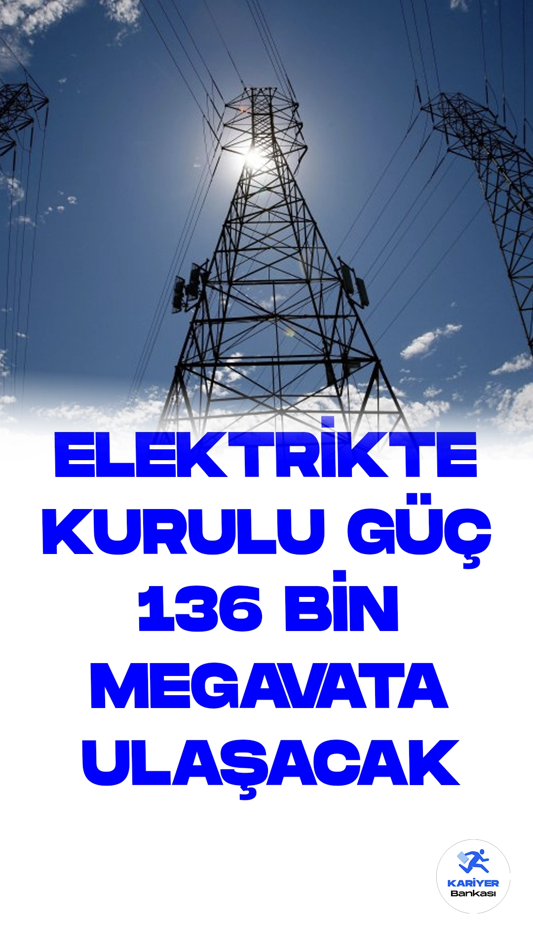 Türkiye, Elektrikte Kurulu Gücünü %27 Artırarak 136 Bin Megavata Çıkarmayı Hedefliyor.Türkiye'nin elektrikte kurulu gücünü, Enerji ve Tabii Kaynaklar Bakanlığı'nın X sosyal medya hesabından yaptığı duyuru ile 2028'e kadar %27 artırarak 136 bin megavata çıkarmayı planladığı belirtildi.