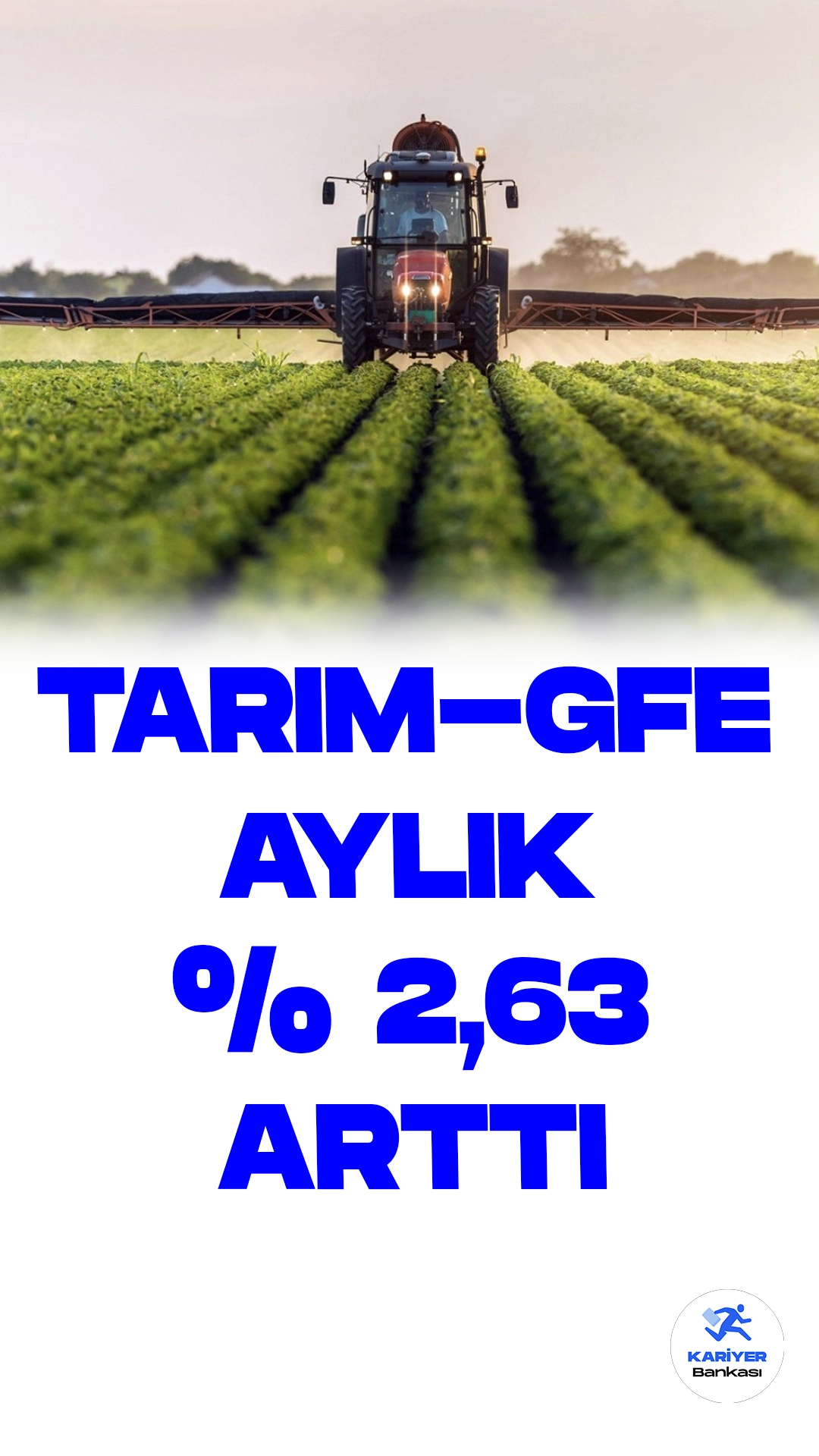 Tarım-GFE Eylül Ayında Güçlü Artışla Yükseldi: Aylık Yüzde 2,63, Yıllık Yüzde 40,97.Türkiye İstatistik Kurumu tarafından açıklanan verilere göre, Tarımsal Girdi Fiyat Endeksi (Tarım-GFE), eylül ayında dikkat çekici bir performans sergileyerek aylık bazda yüzde 2,63 artış gösterdi. Bu etkileyici artış, geçen yılın aralık ayına göre yüzde 33,13, geçen yılın aynı ayına kıyasla ise muazzam bir yüzde 40,97'lik artışı ifade ediyor. On iki aylık ortalamalara bakıldığında ise endeks, yüzde 56,87'lik bir yükselişle öne çıkıyor.