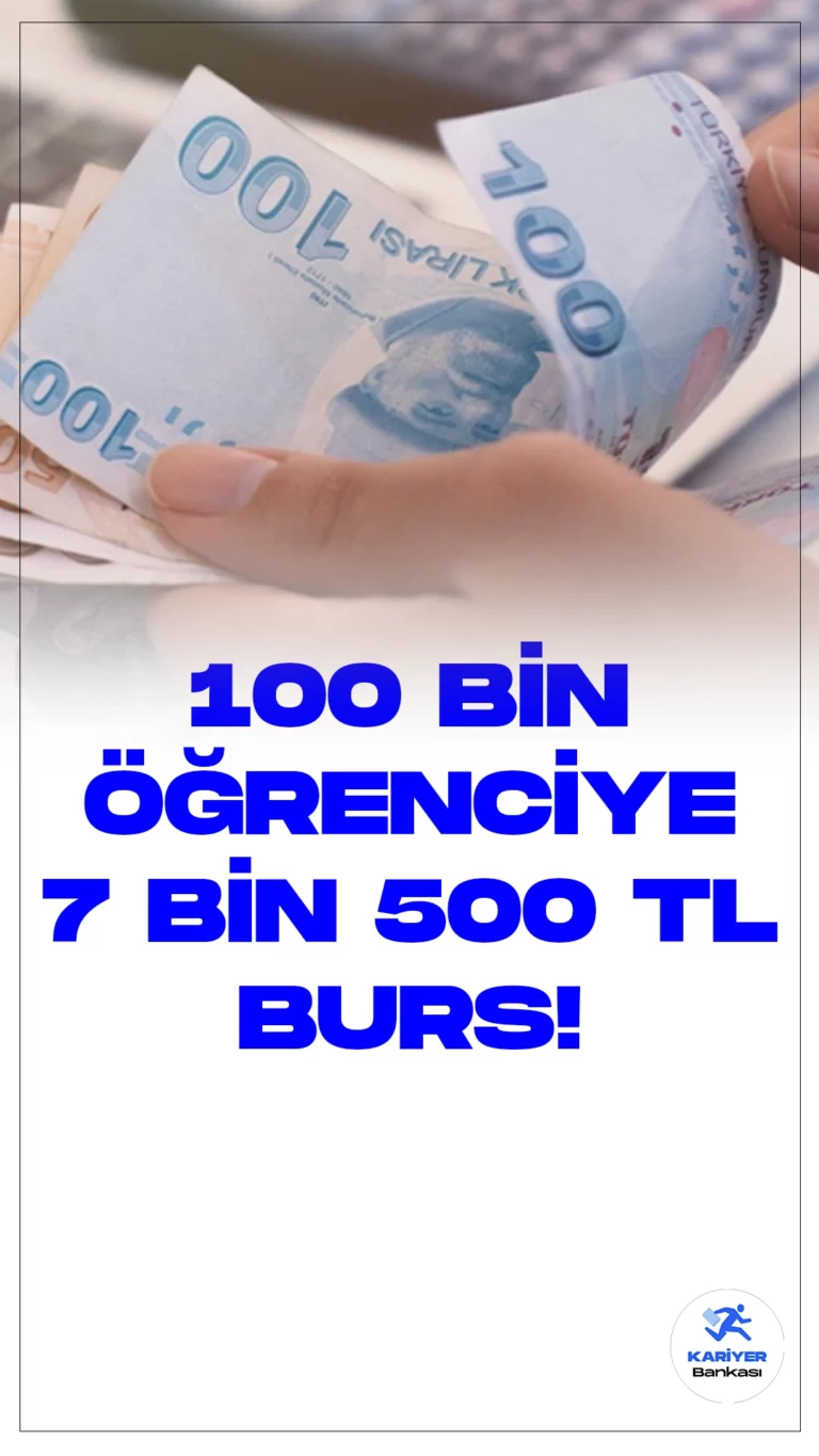 100 Bin Öğrenciye 7 Bin 500 TL Eğitim Desteği Verilecek! İstanbul Büyükşehir Belediye Başkanı Ekrem Imamoğlu, sosyal medya hesabı üzerinden binlerce üniversite öğrencisine burs verileceği duyurdu.