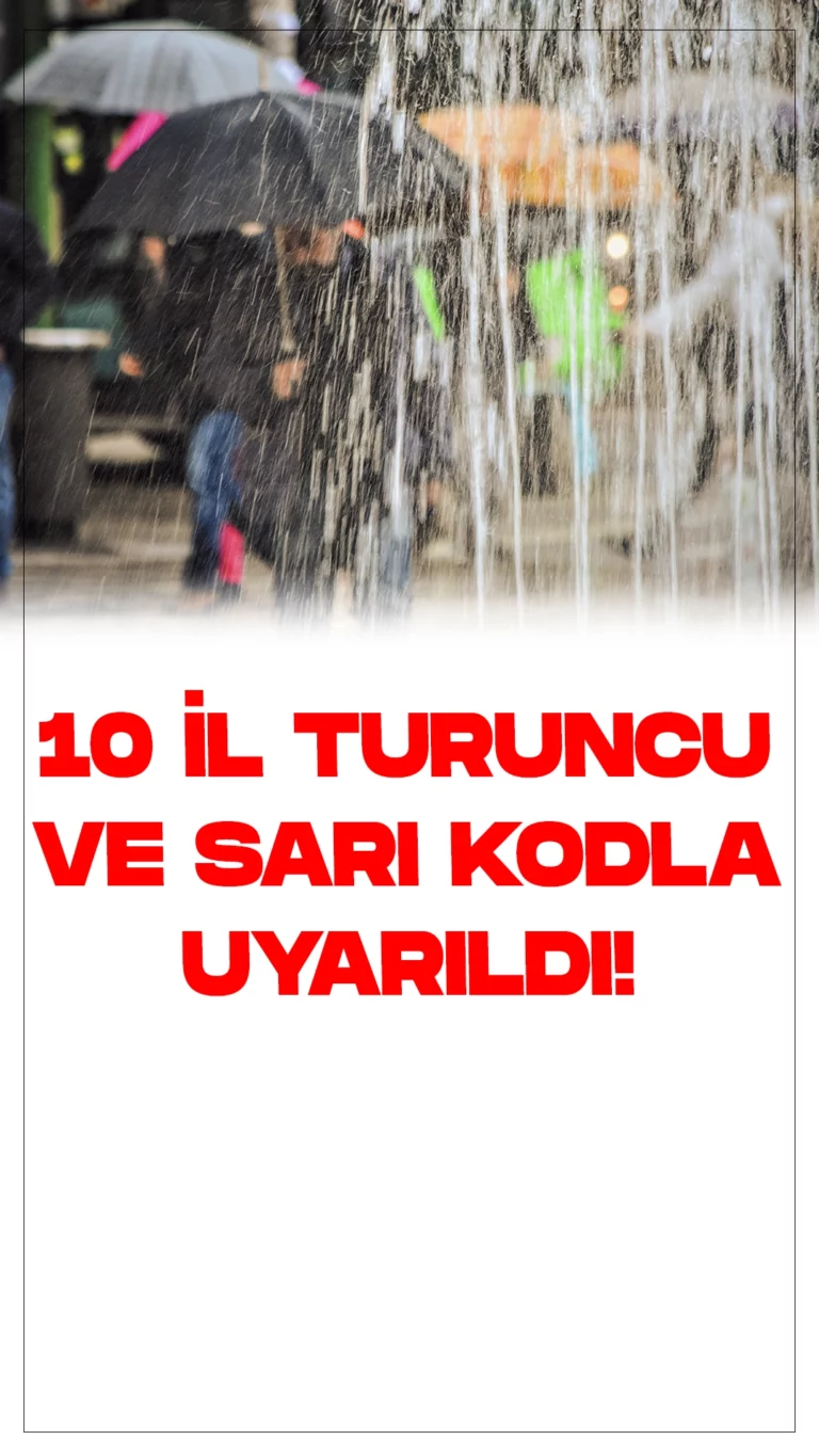 10 İl için Turuncu ve Sarı Kodlu Uyarıda Bulunuldu.Meteoroloji Genel Müdürlüğü, Doğu Anadolu'nun güneyi ile Güneydoğu Anadolu'nun doğusunda beklenen karla karışık yağmur, kar ve sağanak nedeniyle 10 il için önemli uyarılarda bulundu.