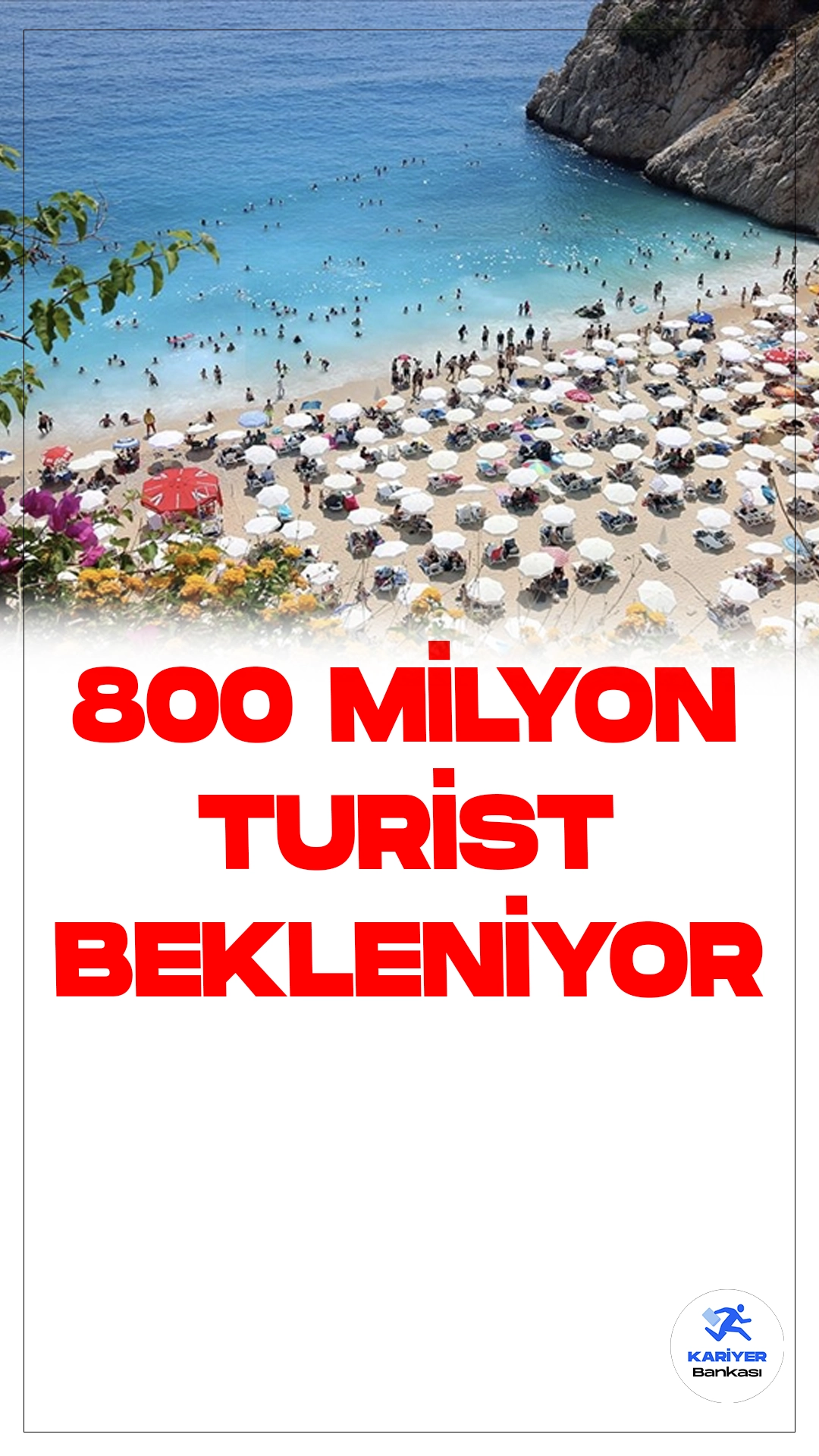 10 Yılda 800 Milyon Turist Bekleniyor.Türkiye Turizm Yatırımcıları Derneği (TTYD) Başkanı Oya Narin, Türkiye'nin turizm sektöründeki potansiyeline vurgu yaparak, sektörün gayrisafi milli hasıladaki payının yüzde 5,5'ten yüzde 7,5'e çıkabileceğini ve 2033'e kadar Türkiye'yi 800 milyon turistin ziyaret etmesini öngördüklerini belirtti.