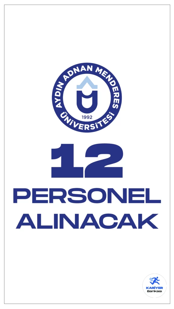Aydın Adnan Menderes Üniversitesi (ADÜ) personel alımı yapacak. İlgili alım duyurusunda, ADÜ'ye destek personeli ( metal kaynakçısı, sıhhi tesisatçı, boya-alçı-sıva elemanı, seramik karo-parke taşı ve bordür kaplamacısı, pvc doğramacı, asansörcü, kaloriferci) ünvanlarında sözleşmeli personel alımı yapılacağına yer verildi.