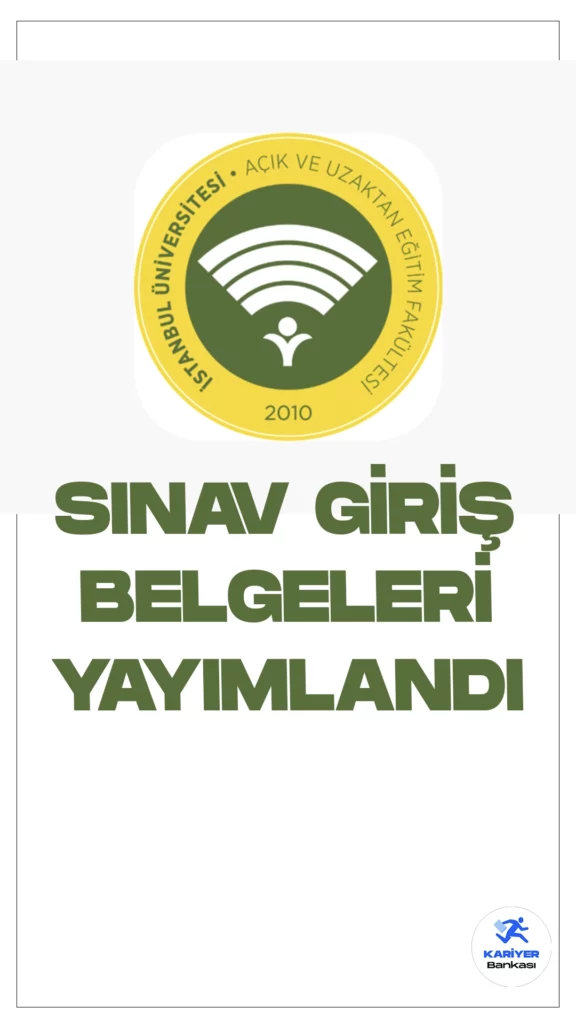 AUZEF Final Sınavı Giriş Belgeleri Yayımlandı. İstanbul Üniversitesi Açık ve uzaktan Eğitim Fakültesi sayfasından yayımlanan duyuruda, 06-07 Ocak 2024 tarihleri arasında yapılacak olan bitirme(final) sınavına ait giriş belgelerinin yayımlandığı aktarıldı.