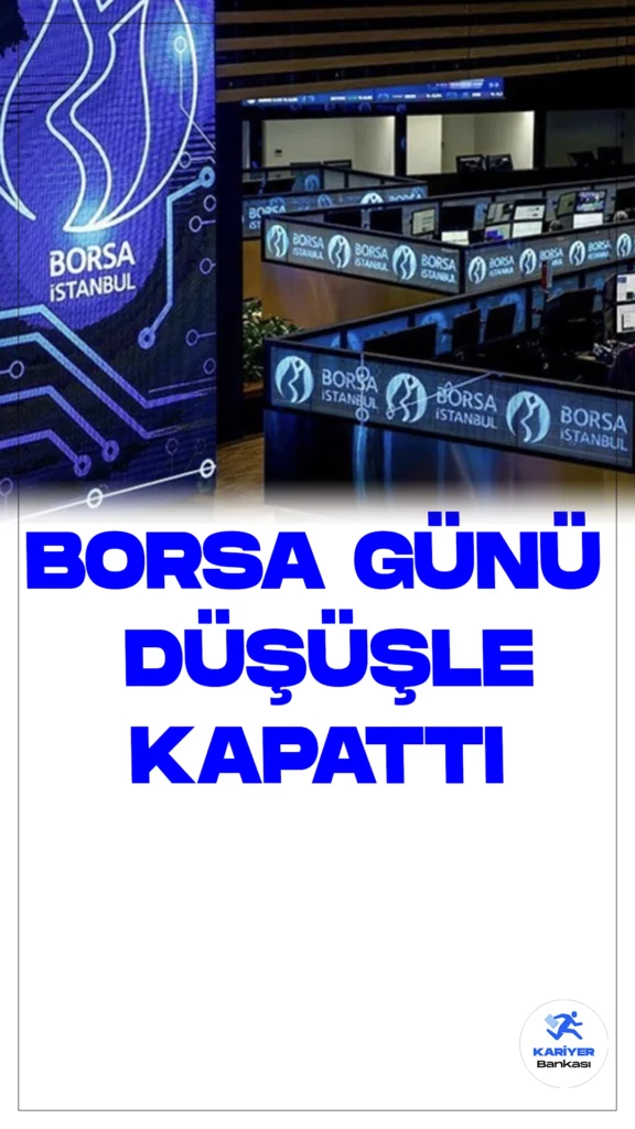 Borsa İstanbul'da BIST 100 Endeksi Günü Yüzde 0,83 Değer Kaybıyla Tamamladı.Borsa İstanbul'da BIST 100 endeksi, günü yüzde 0,83'lük bir değer kaybıyla tamamlayarak 7.725,86 puana geriledi. BIST 100 endeksi, önceki kapanışa göre 64,56 puan azalırken, toplam işlem hacmi 81,9 milyar lira olarak kaydedildi.