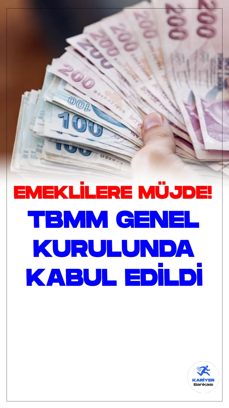 Çalışan emeklilere de 5 bin tl ikramiye ödemesini beraberinde getiren 55.madde Türkiye Büyük Millet Meclisi Genel Kurulunda kabul edildi.