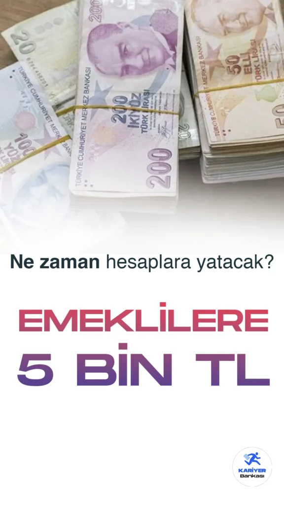 Çalışan emeklilere ne zaman 5 Bin TL verilecek? 5 bin TL emekli ikramiyesiyle ilgili tüm gelişmeler ve beklenen tarih bu haberimizde...