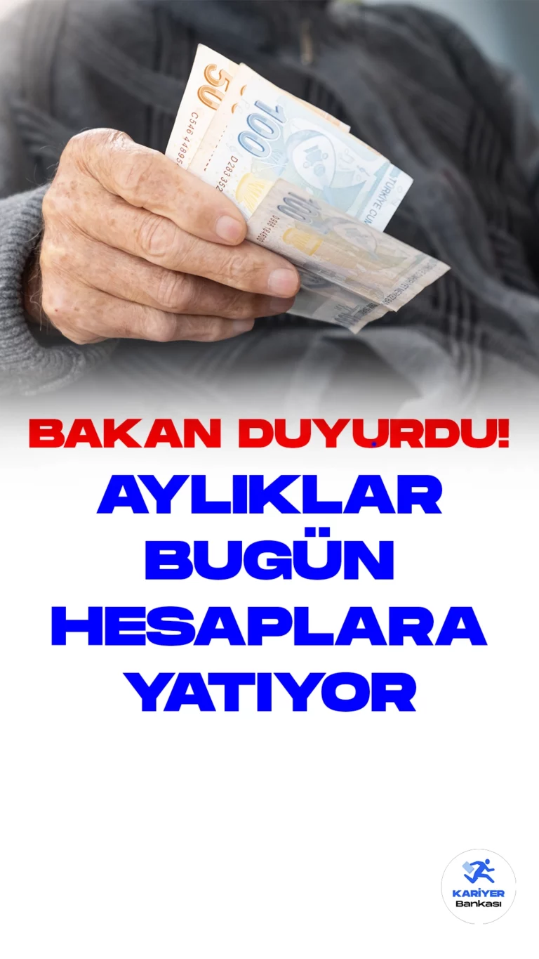 3 Milyar 214 Milyon TL Değerindeki Yaşlı ve Engelli Aylıkları Hesaplara Yatırılıyor.Aile ve Sosyal Hizmetler Bakanı Mahinur Özdemir Göktaş, Türkiye genelinde yaşlı ve engelli vatandaşların aylıklarının, bugün hesaplara yatırılacağını duyurdu.Aralık ayına ilişkin, toplamda 3 milyar 214 milyon lira tutarındaki yaşlı ve engelli aylıkları, hak sahiplerinin hesaplarına aktarılacak.