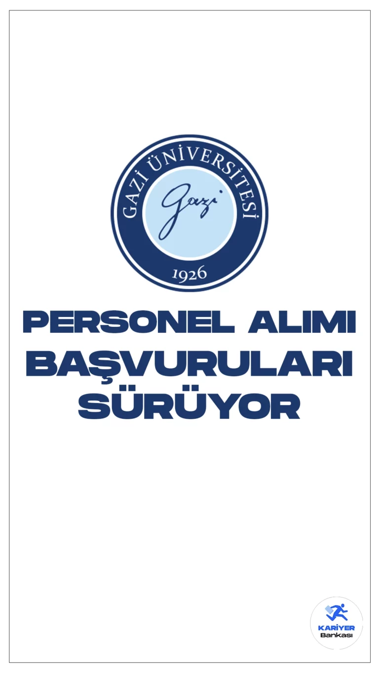 Gazi Üniversitesi 216 Personel Alımı Başvuruları Sürüyor.Resmi Gazete’de yayımlanan duyuruda, Gazi Üniversitesine 216 sözleşmeli personel alımı yapılacağı aktarıldı. Başvurular 8 Aralık-22 Aralık 2023 tarihleri arasında online olarak gerçekleştirilecek.Başvuru yapacak adayların belirtilen şartları dikkatle incelemesi gerekmektedir.