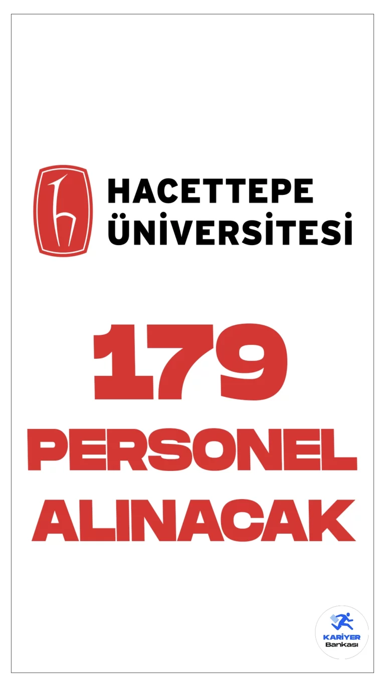 Hacette Üniversitesi personel alımı duyurusu yayımlandı. Resmi Gazete'de yayımlanan duyuruya göre, Hacette Üniversitesine büro personeli, koruma ve güvenlik görevlisi, destek personel( yemek hizmetleri, temizlik hizmetleri, basit bakım ve onarım), sağlık personeli ünvanlarında olmak üzere 179 sözleşmeli personel alımı yapılacak.