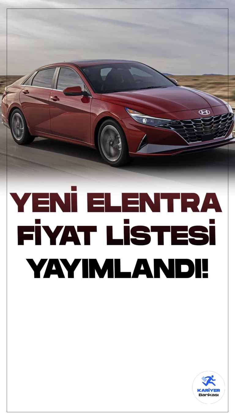 Hyundai Yeni Elentra Aralık 2023 Fiyat Listesi Yayımlandı.Hyundai'nin Yeni Elantra modeli, mükemmel tasarımı, yenilikçi özellikleri ve üstün performansıyla otomobil tutkunlarını etkisi altına alıyor. Yenilenen dış tasarımı, keskin hatları ve özgün LED farlarıyla dikkat çekerken, genişletilmiş iç mekanıyla sürücü ve yolculara ferah bir deneyim sunuyor.