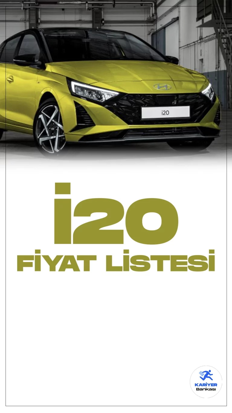 Hyunda i20 Aralık 2023 Fiyat Listesi Yayımlandı.Hyundai'nin popüler modeli i20, şıklığı ve performansı bir araya getirerek otomobil tutkunlarını cezbetmeye devam ediyor. Yenilikçi tasarımı ve teknolojik özellikleriyle dikkat çeken i20, sürüş deneyimini bir üst seviyeye taşıyor.