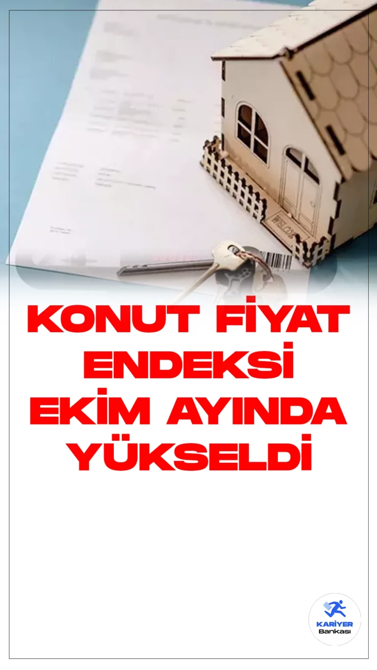 Konut Fiyat Endeksi Ekim Ayında Yüzde 3,8 Arttı.Türkiye'de konut piyasasının nabzını tutan önemli bir gösterge olan Konut Fiyat Endeksi (KFE), Ekim 2023 verileriyle Türkiye Cumhuriyet Merkez Bankası tarafından duyuruldu. Bu güncel bilgilere göre, KFE (2017=100) ekimde aylık bazda %3,8 artarak 1129,6 seviyesine ulaştı.