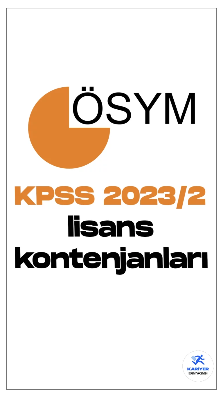 KPSS 2023/2 ile kamu kurum ve kuruluşlarına memur alımı tercih duyurusu yayımlandı. Tercih işlemleri bugün(20 Aralık 2022) saat 10.00 itibariyle ÖSYM üzerinden başladı. ÖSYM sayfasından KPSS 2023/2 tercih kılavuzu yayımlandıktan sonra Lisans kadroları için ayrılan pozisyonlarda belli oldu.