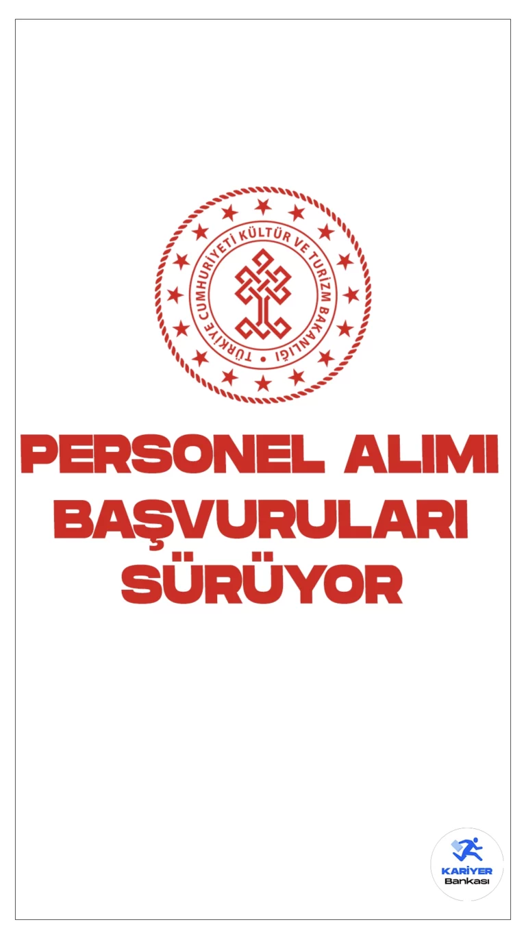 Kültür ve Turizm Bakanlığı personel alımı başvuruları sürüyor.Cumhurbaşkanlığı SBB’de yayımlanan duyuruda, Kültür ve Turizm Bakanlığına mimar, inşaat mühendisi, elektrik elektronik mühendisi, bilgisayar mühendis, makine mühendisi ve şehir plancısı pozisyonlarında sözleşmeli personel alımı yapılacağı aktarıldı.Başvurular 1 Ocak'ta sona erecek.Başvuru yapacak adayların genel şartların yanı sıra, özel şartları da dikkatle incelemesi gerekmektedir.