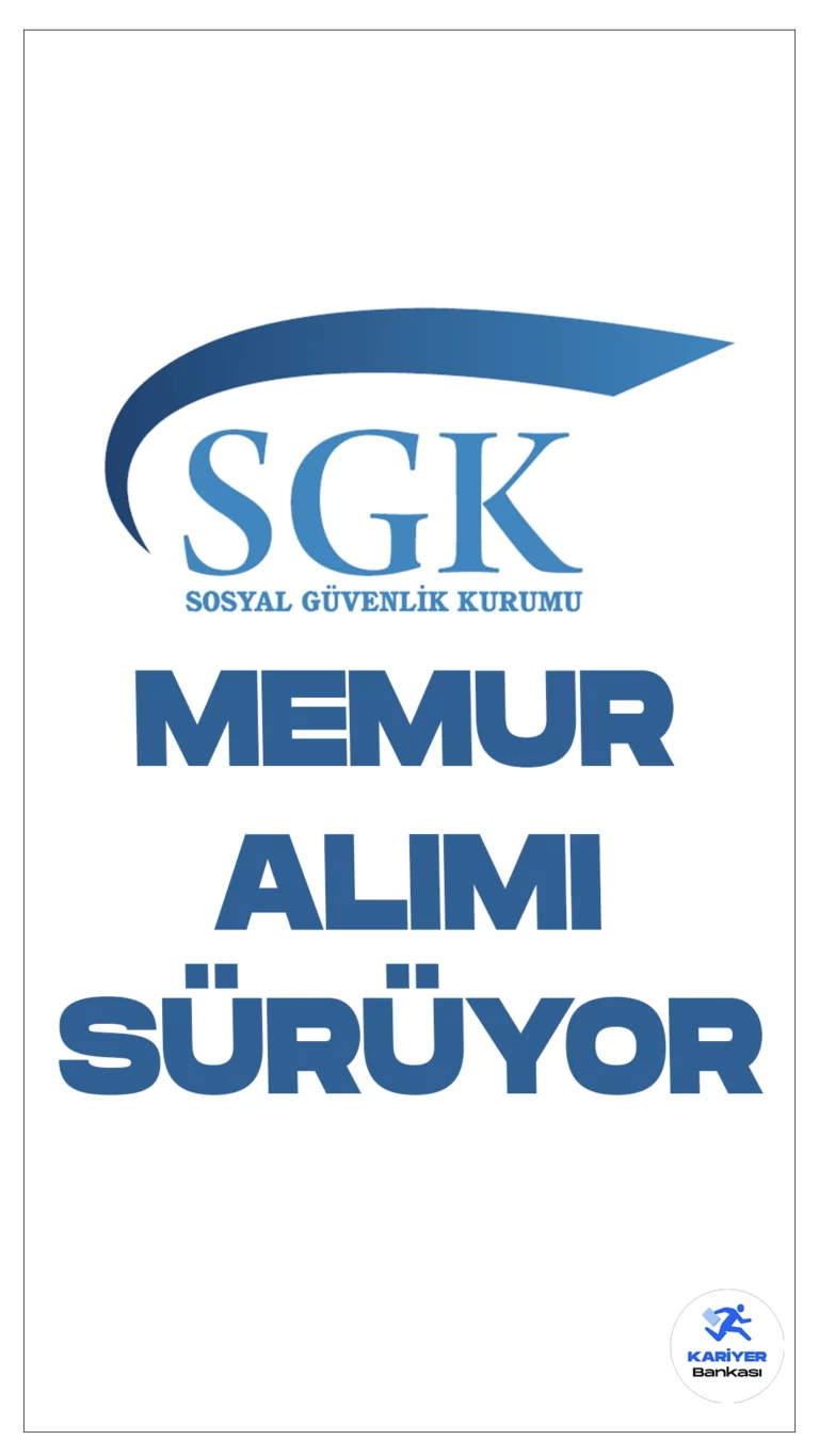 Sosyal Güvenlik Kurumu (SGK) 100 Memur Alımı Başvuruları Sürüyor.Resmi Gazete’de yayımlanan duyuruda, SGK’ya sözlü sınavla Sosyal Güvelik Denetmen Yardımcısı alımı yapılacağı aktarıldı.Başvuru yapacak adayların şartları sağlaması gerekmektedir.