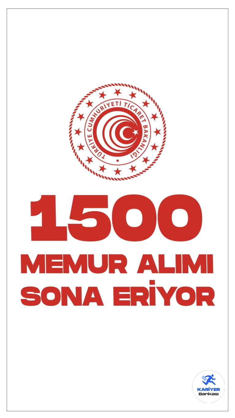 Ticaret Bakanlığı 1500 Memur Alımı Tercihleri Sona Eriyor.KPSS 2023/2 tercih kılavuzunun yayımlanmasıyla, memur alımı tercihleri ÖSYM sayfasından başladı. ÖSYM üzerinden yayımlanan kılavuzda, Ticaret Bakanlığına 1500 memur alınacağı aktarıldı. Tercih işlemleri bugün saat 23:59'da sona eriyor. İllere göre kontenjan dağılımı ve nitelik kodlarına dair tüm detaylar Kariyerbankasi.net'in bu haberinde.