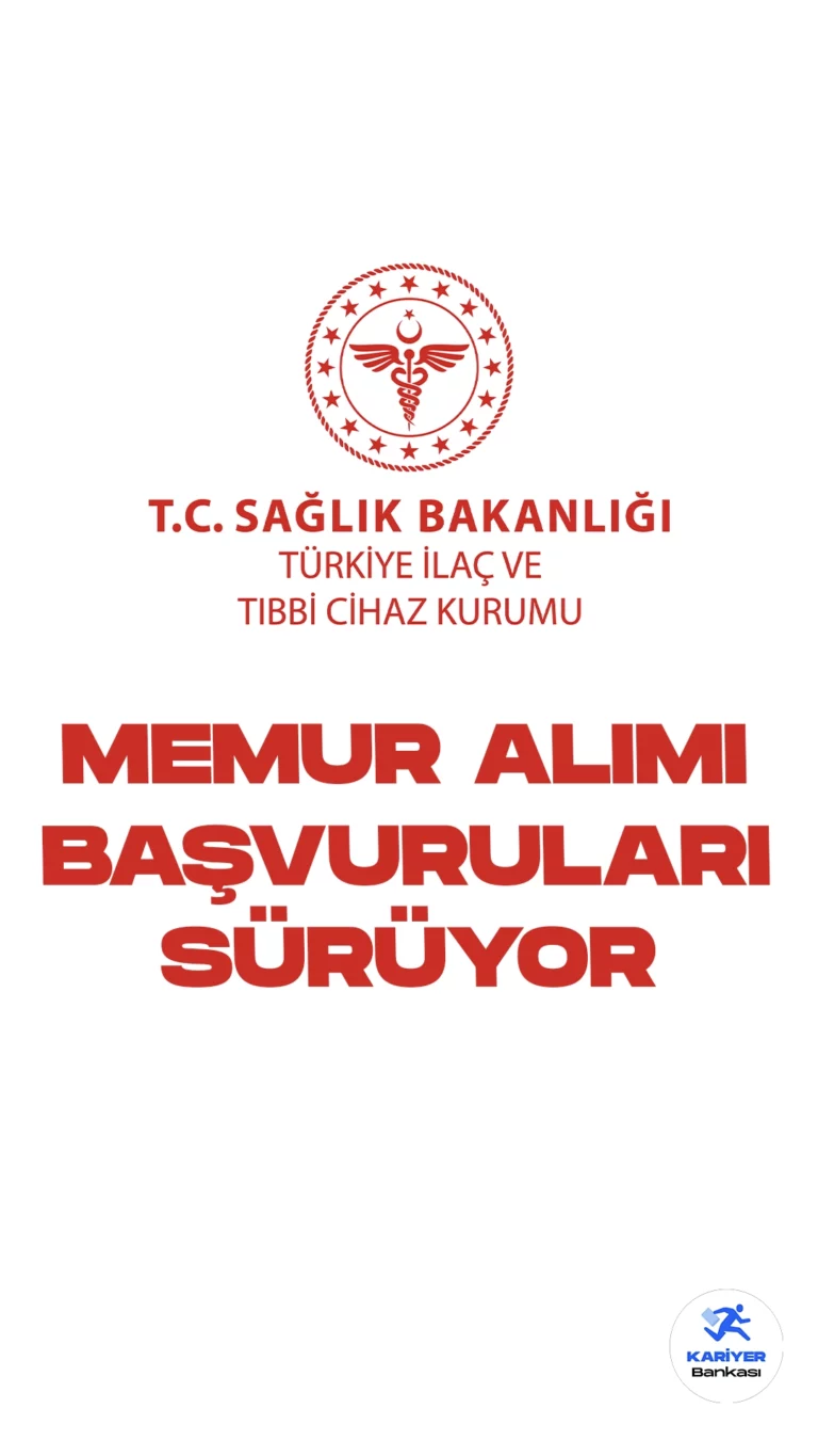 Tıbbi İlaç ve Tıbbi Cihaz Kurumu (TİTCK) Memur Alımı Başvuruları Sürüyor.Resmi Gazete’de yayımlanan duyuruyada, Tıbbi İlaç ve Tıbbi Cihaz Kurumuna sınavla ürün denetmen yardımcısı alımı yapılacağı aktarılırken, başvuruların 11 Aralık 2023 tarihine kadar süreceği kaydedildi. Başvurular 27 Kasım itibarıyla alınacak. Başvuru yapacak adayların genel şartların yanı sıra, özel şartları da sağlaması gerekmektedir.