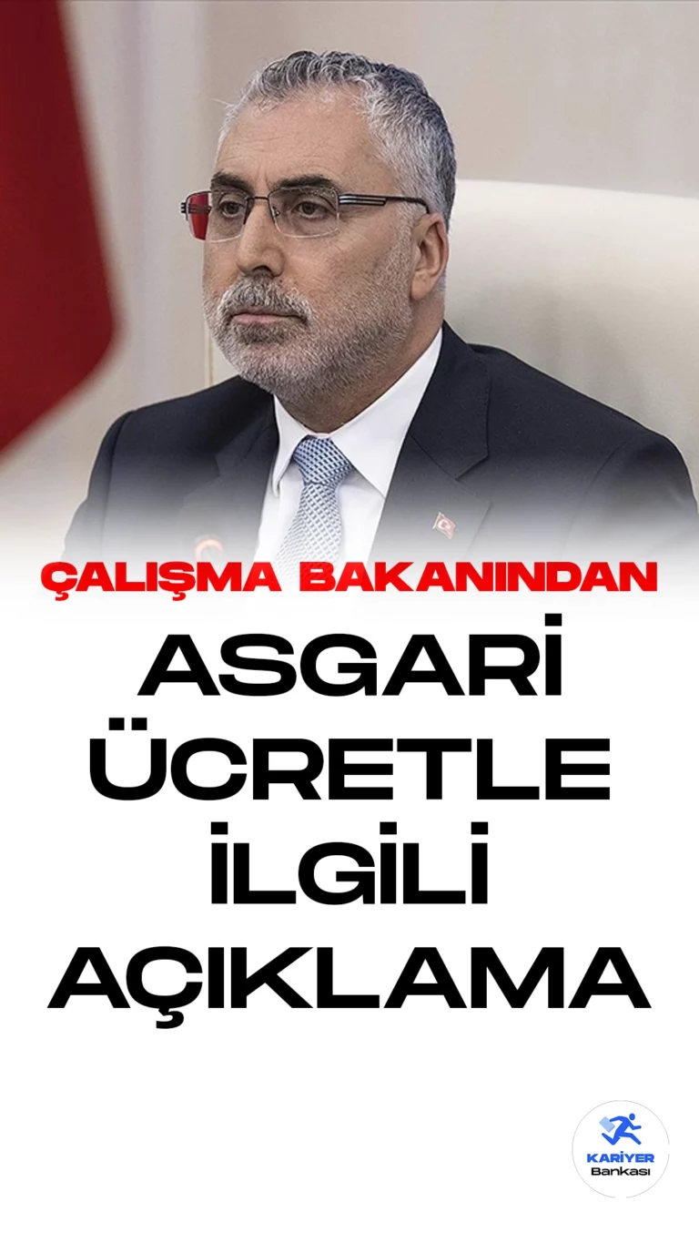 Çalışma ve Sosyal Güvenlik Bakanı Işıkhan'dan Asgari Ücretle İlgili Açıklama.Çalışma ve Sosyal Güvenlik Bakanı Vedat Işıkhan, asgari ücret görüşmelerine dair yaptığı açıklamada, "Temmuz ayında yaptığımız gibi hızlı bir şekilde inşallah başlayıp, taraflar ile bir araya geleceğiz. Pazartesi süreci başlatacağız. Gelecek yıl için tek zam yapılacak" dedi.