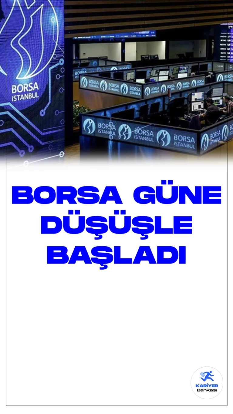 Borsa İstanbul'da BIST 100 Endeksi Güne Yüzde 0,42'lik Düşüşle Başladı.Borsa İstanbul'da BIST 100 endeksi, güne 7.998,51 puanla yüzde 0,42'lik bir düşüşle başladı. Açılışta, önceki kapanışa göre 33,66 puan kaybederek 7.998,51 puana indi.