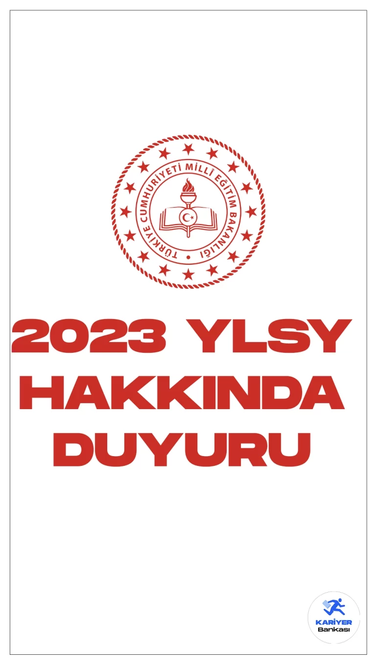 2023 YLSY - Sözlü Sınava Girecek Adaylar Açıklandı. Milli Eğitim Bakanlığı sayfasından yayımlanan son dakika duyurusunda, 2023 YLSY kapsamında verilen burs ile lisansüstü öğrenim için yurt dışına gönderilmek üzere başvuran adaylardan sözlü sınava çağrılmaya hak kazananların açıklandığı aktarıldı.