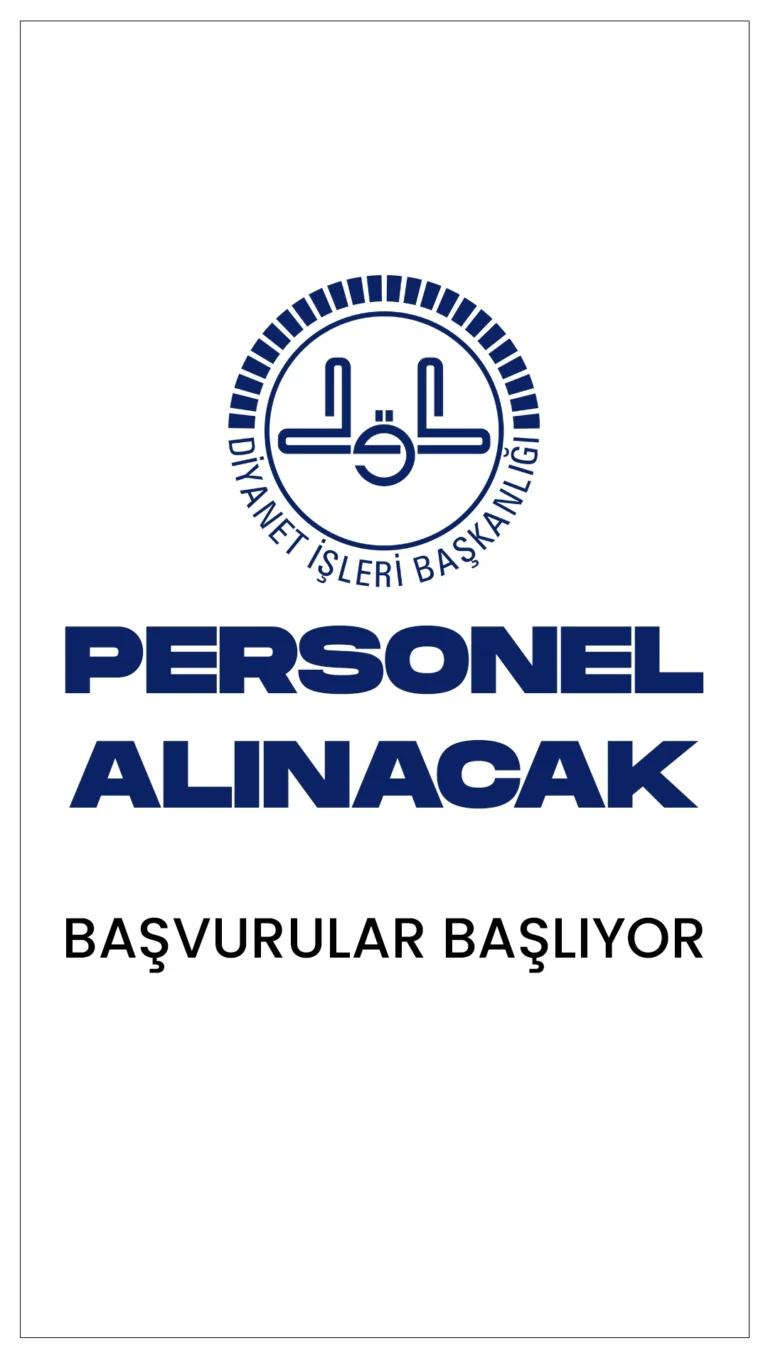 Diyanet İşleri Bakanlığı (DİB) 41 Personel Alımı Başvuruları Başlıyor.Cumhurbaşkanlığı SBB’de yayımalan duyuruda, Diyanet’e destek personeli( temizlik, bahçe bakım elemanı), koruma ve güvenlik görevlisi olmak üzere sözleşmeli personel alımı yapılacağı aktarıldı. Başvuru yapacak adayların genel şartların yanı sıra, özel şartları da sağlaması gerekmektedir.