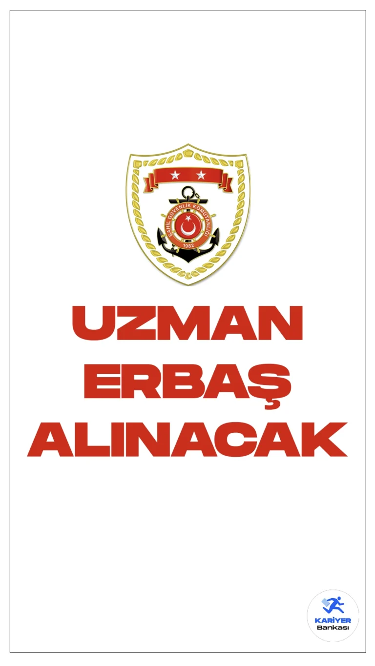 Sahil Güvenlik Komutanlığı 600 Uzman Erbaş Alımı Yapacak. Resmi Gazete'de yayımlanan duyuruya göre, Sahil Güvenlik Komutanlığına en az lise mezunu olmak üzere uzman erbaş alımı yapılacak. Başvuru yapacak adayların şartları dikkatle incelemesi gerekmektedir.