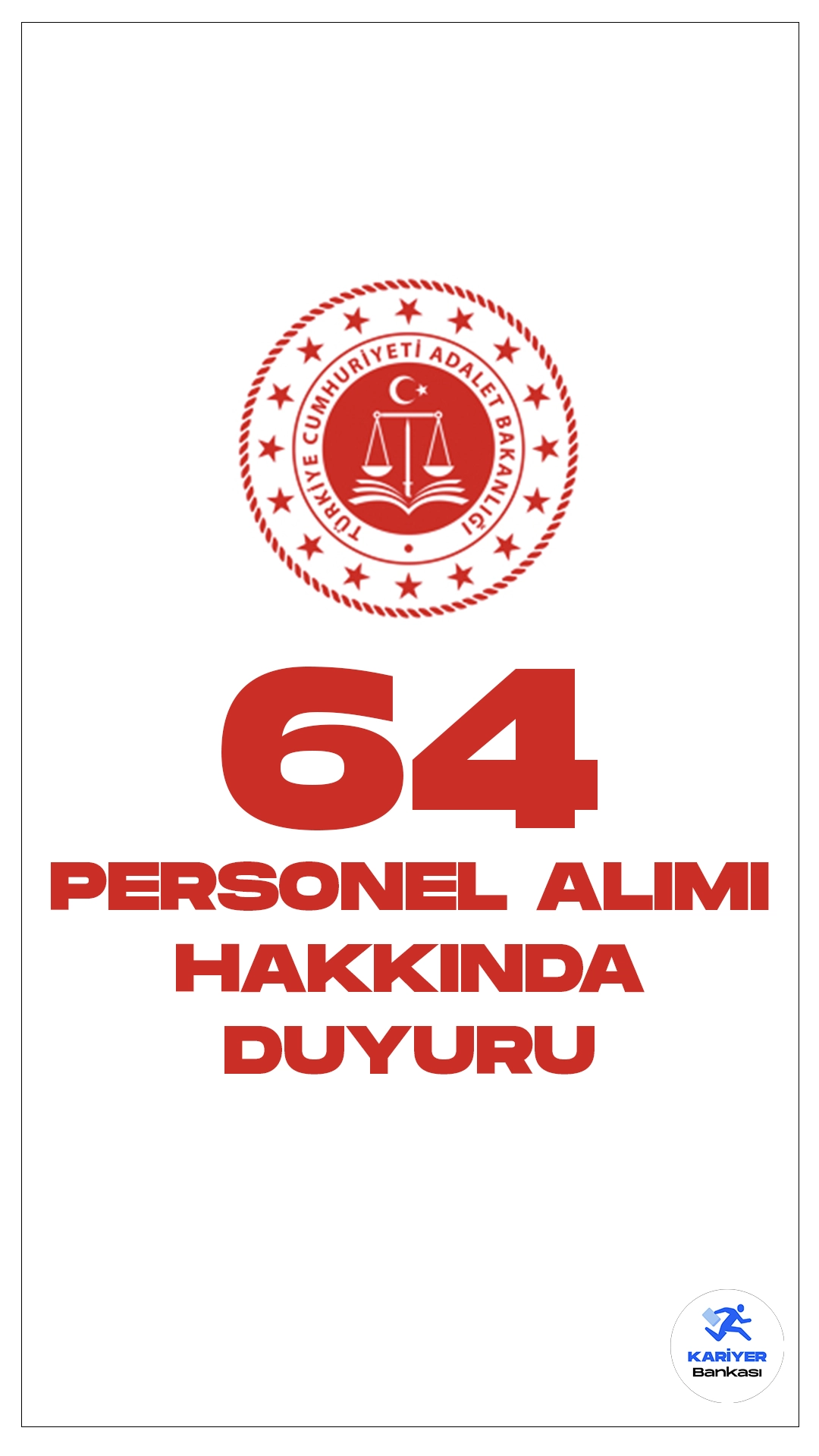 Adalet Bakanlığı 64 Personel Alımı Hakkında Duyuru Yayımlandı. Adalet Bakanlığı Personel Genel Müdürlüğü sayfasından yayımlanan duyuruda, mühendis, bilişim ve çözümleyici pozisyonları için personel alımı sözlü sınav sonuçlarının açıklandığı aktarıldı.