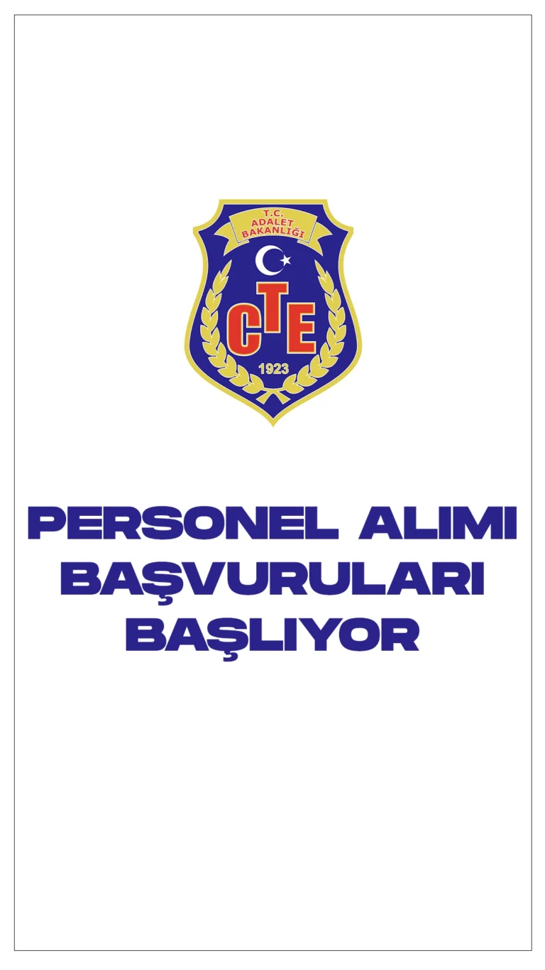 Adalet Bakanlığı CTE 60 Personel Alımı Başvuruları Başlıyor.Resmi Gazete’de yayımlanan duyuruda, Adalet Bakanlığı Ceza ve Tevkifevleri Genel Müdürlüğüne (CTE) sosyal çalışmacı, veteriner, mühendis (inşaat, gıda, makine, ziraat), diyetisyen ve fizyoterapist olmak üzere 24 şehirde sözleşmeli personel alımı yapılacağı aktarıldı. Başvuru yapacak adayların genel ve özel şartları dikkatle incelemesi gerekmektedir.