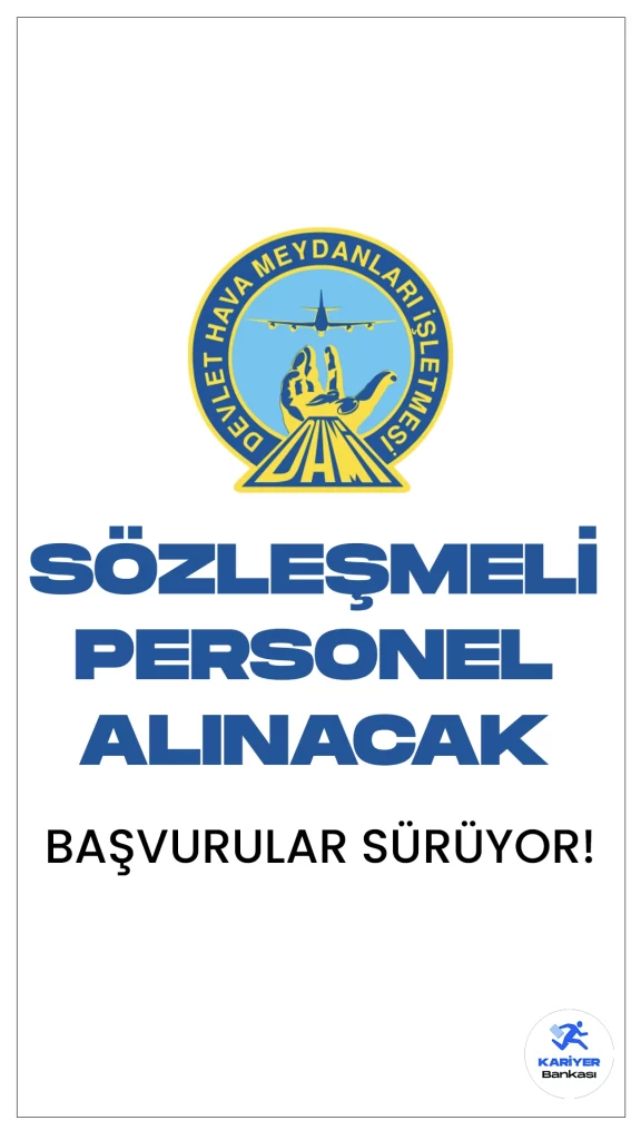 Devlet Hava Meydanları İşletmesi (DHMİ) personel alımı başvuruları sürüyor. Başvuru şartları ve başvuru sayfasına dair detaylar haberimizde.
