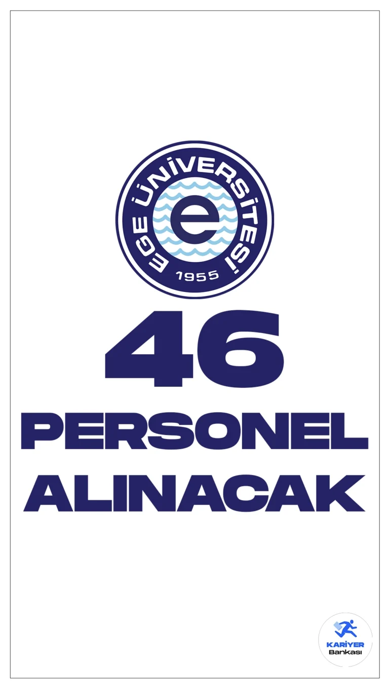 Ege Üniversitesi 46 Personel Alımı Yapacak. Resmi Gazete'de yayımlanan duyuruya göre, Ege Üniversitesi büro personeli, destek personeli(temizlik, şoför), koruma ve güvenlik görevlisi, gemi adamı(usta gemici) ünvanlarında sözleşmeli personel alımı yapacak. Başvuru işlemleri 15 Ocak 2024 tarihi itibarıyla alınacak. İşte kontenjan dağılımı ve şartlar..