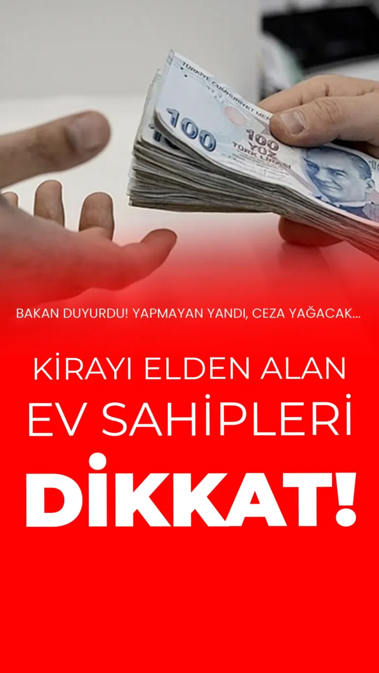 Kira Geliri Beyan Etmeyen Ev Sahiplerine Şok! Ceza Yağacak…
