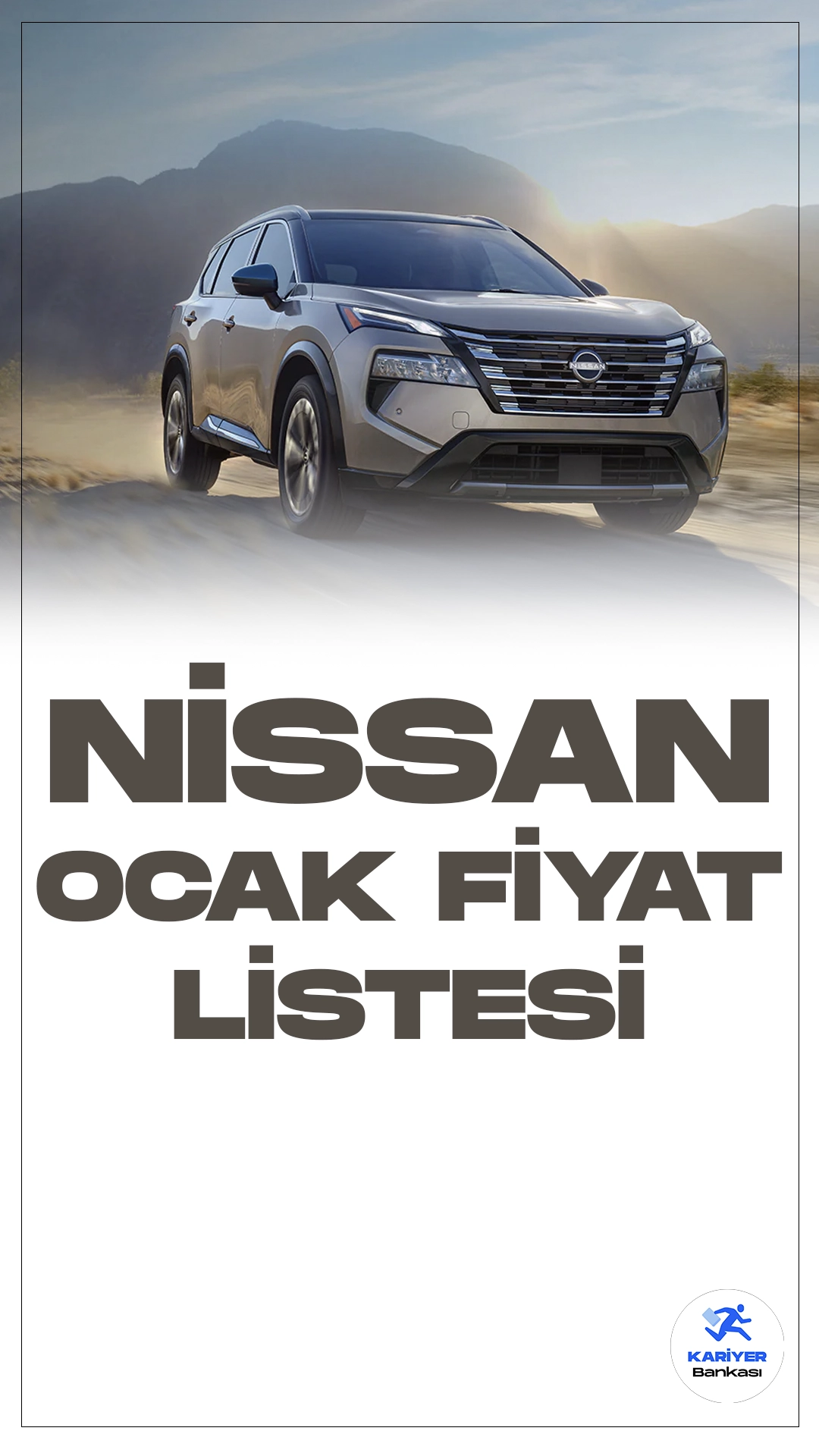 Nissan Ocak 2024 Fiyat Listesi Yayımlandı.Nissan, geniş ve çeşitli araç yelpazesiyle dikkat çeken modellerini sürekli olarak güncellemeye devam ediyor. Bu modeller arasında özellikle dikkat çekenler, Nissan QASHQAI, QASHQAI e-POWER, X-TRAIL, X-TRAIL e-4ORCE ve JUKE.