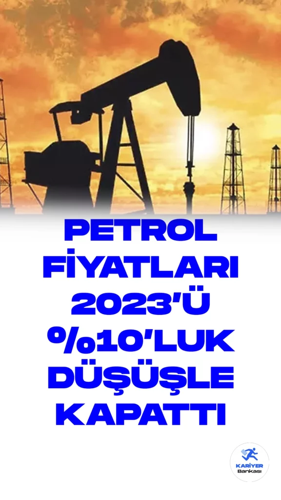 Petrol Fiyatları 2023'ü Yüzde 10'luk Düşüşle Kapattı.Geçen yıl, dünya genelindeki ekonomik gelişmelerin etkisiyle petrol fiyatları yaklaşık yüzde 10'luk bir düşüş yaşayarak kapanış yaptı. Öne çıkan Brent petrolün varil fiyatı, bir önceki yıl 139 dolar seviyelerini aştıktan sonra, geçen yıl boyunca ekonomik resesyon beklentilerinin neden olduğu talep belirsizliği ve küresel petrol arzındaki endişelerin etkisiyle 100 doların altında seyretti.